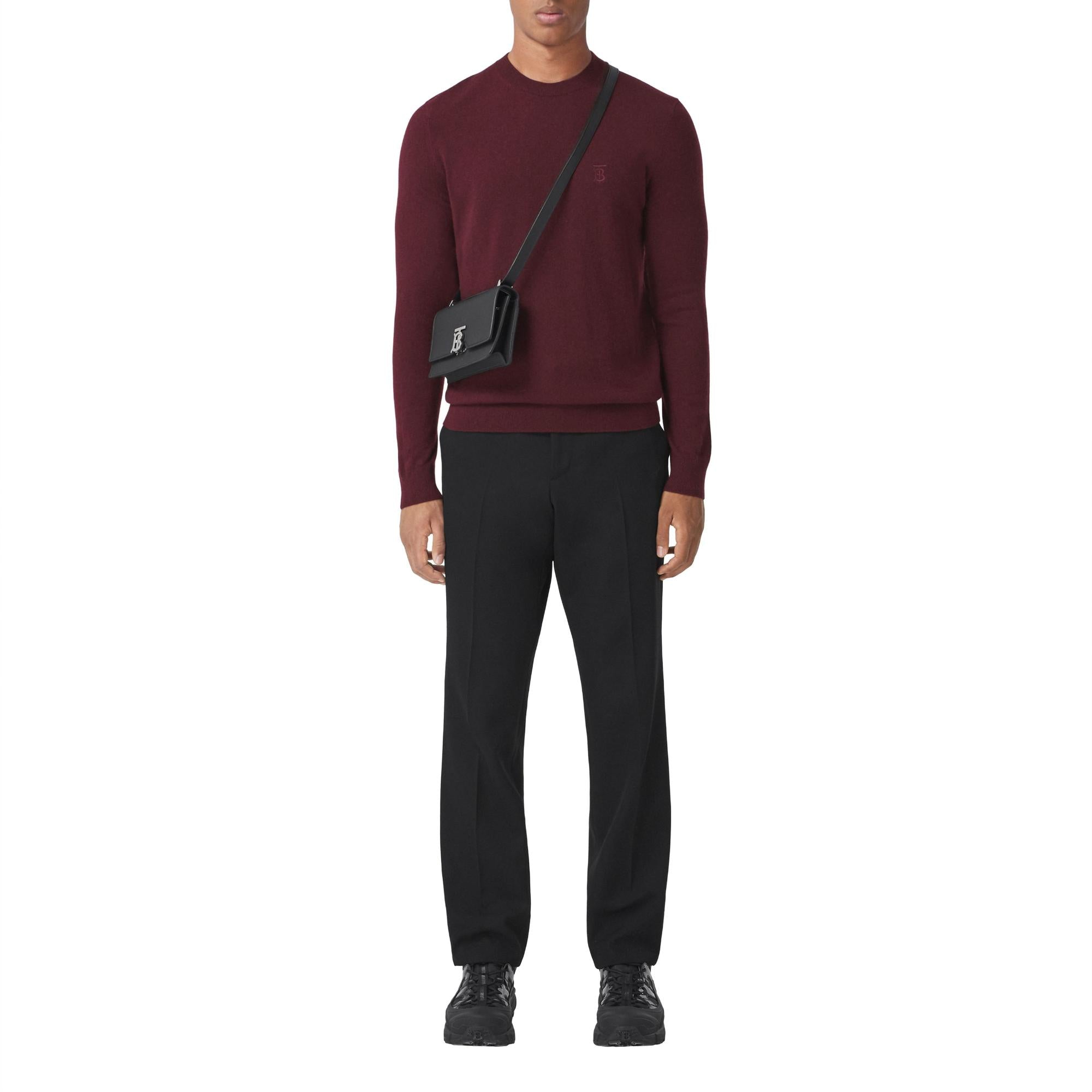 모노그램 모티프 캐시미어 스웨터