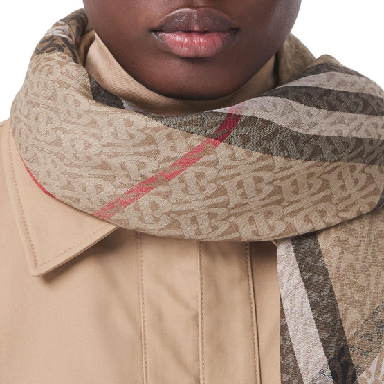 몽타주 라이트 울 실크 스카프