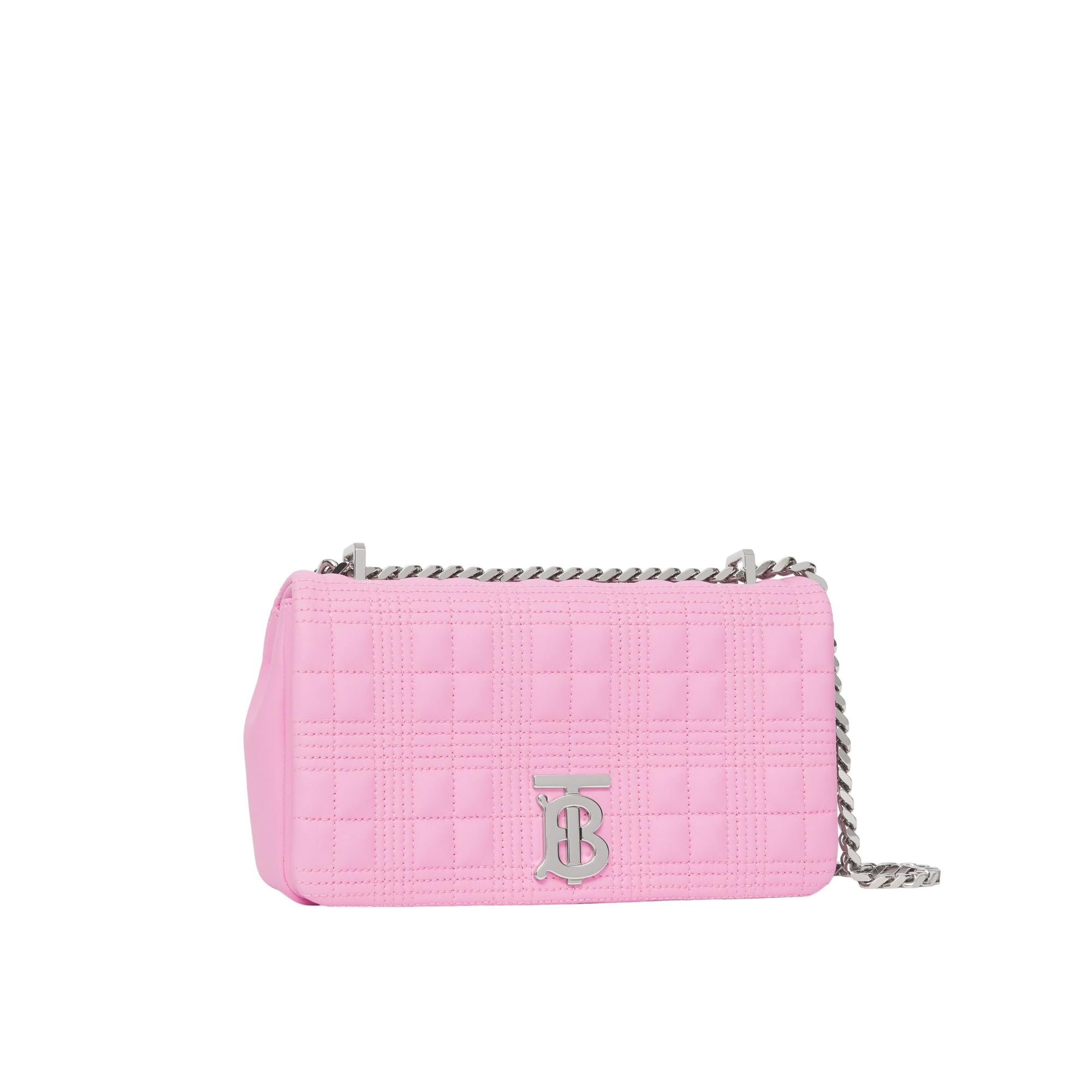 퀼팅 레더 스몰 롤라 백