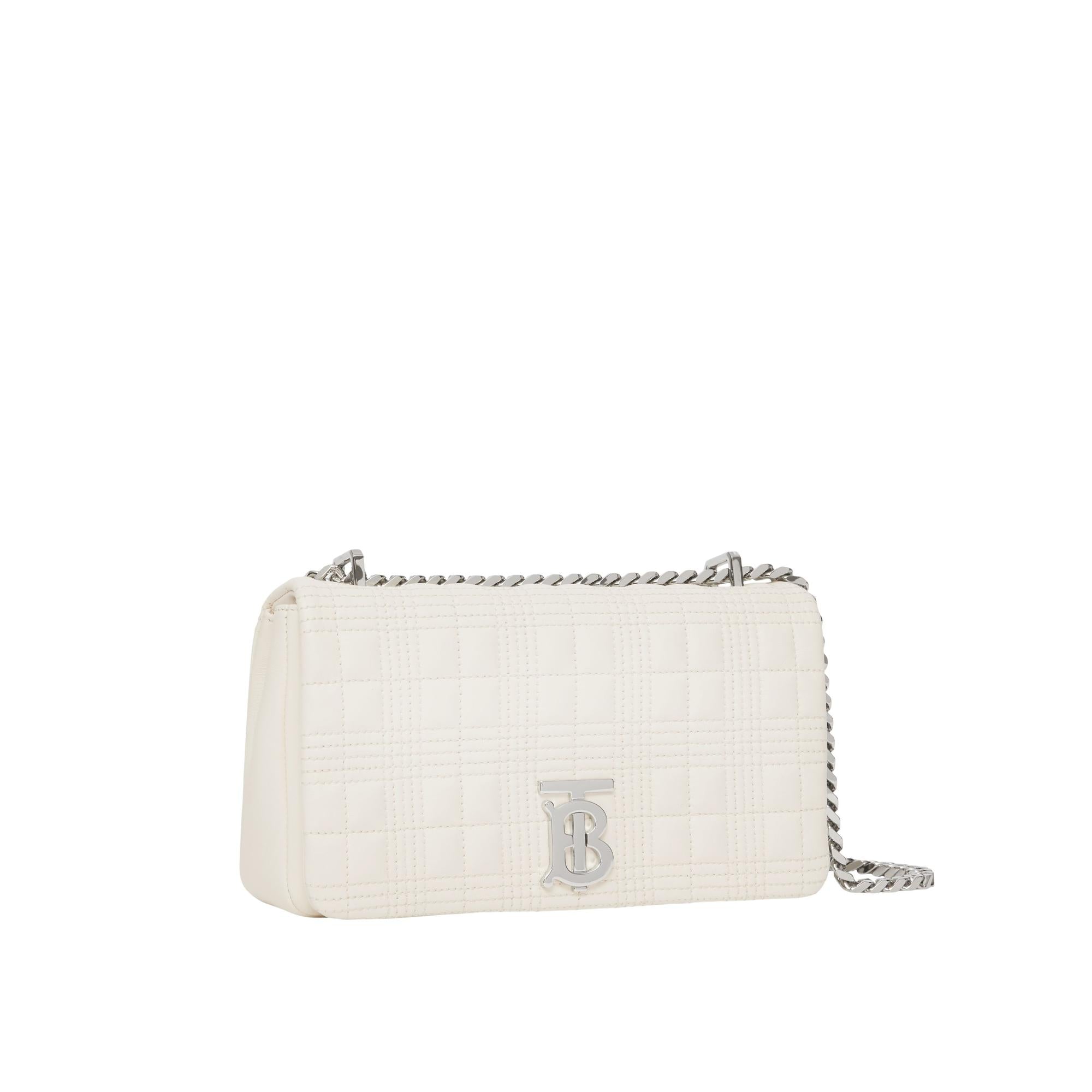 퀼팅 레더 스몰 롤라 백