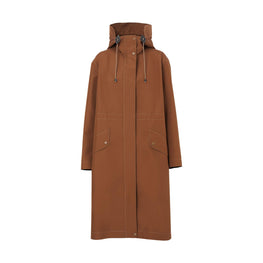 톱스티치 후드 파카