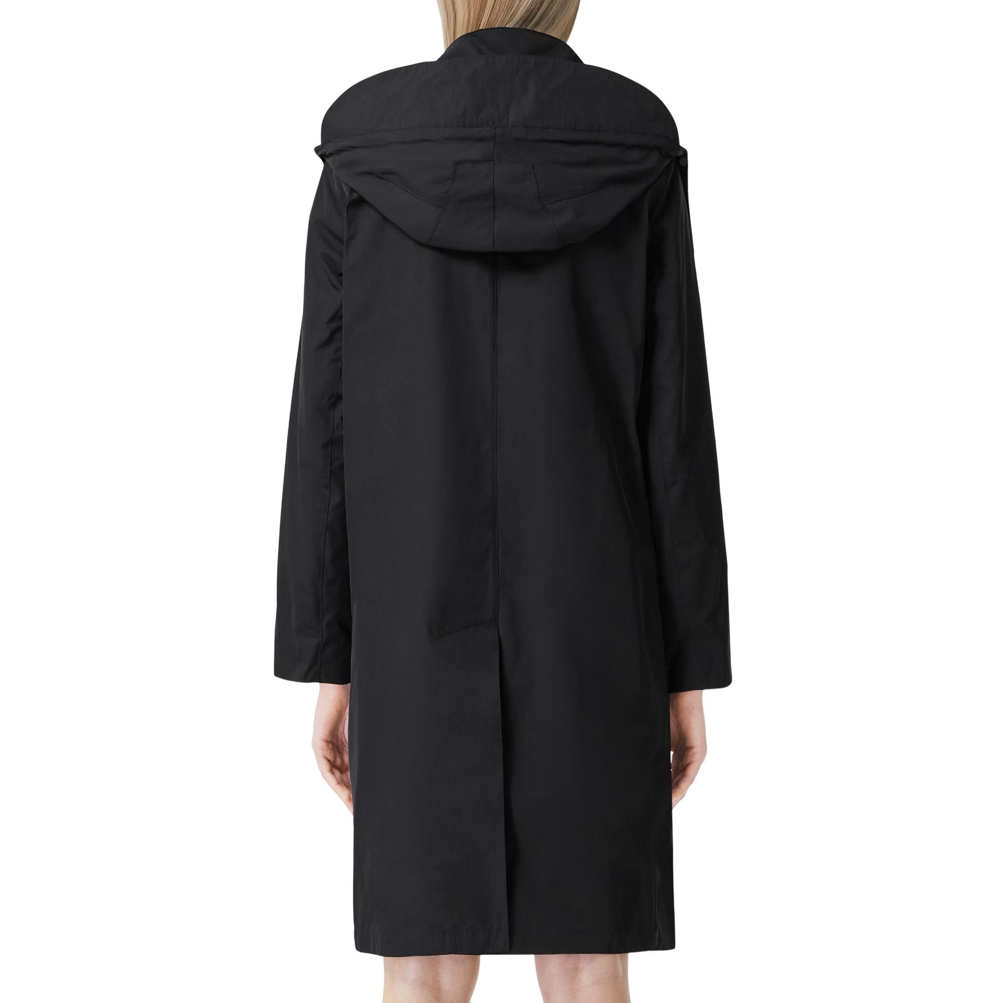 디태처블 후드 카 코트