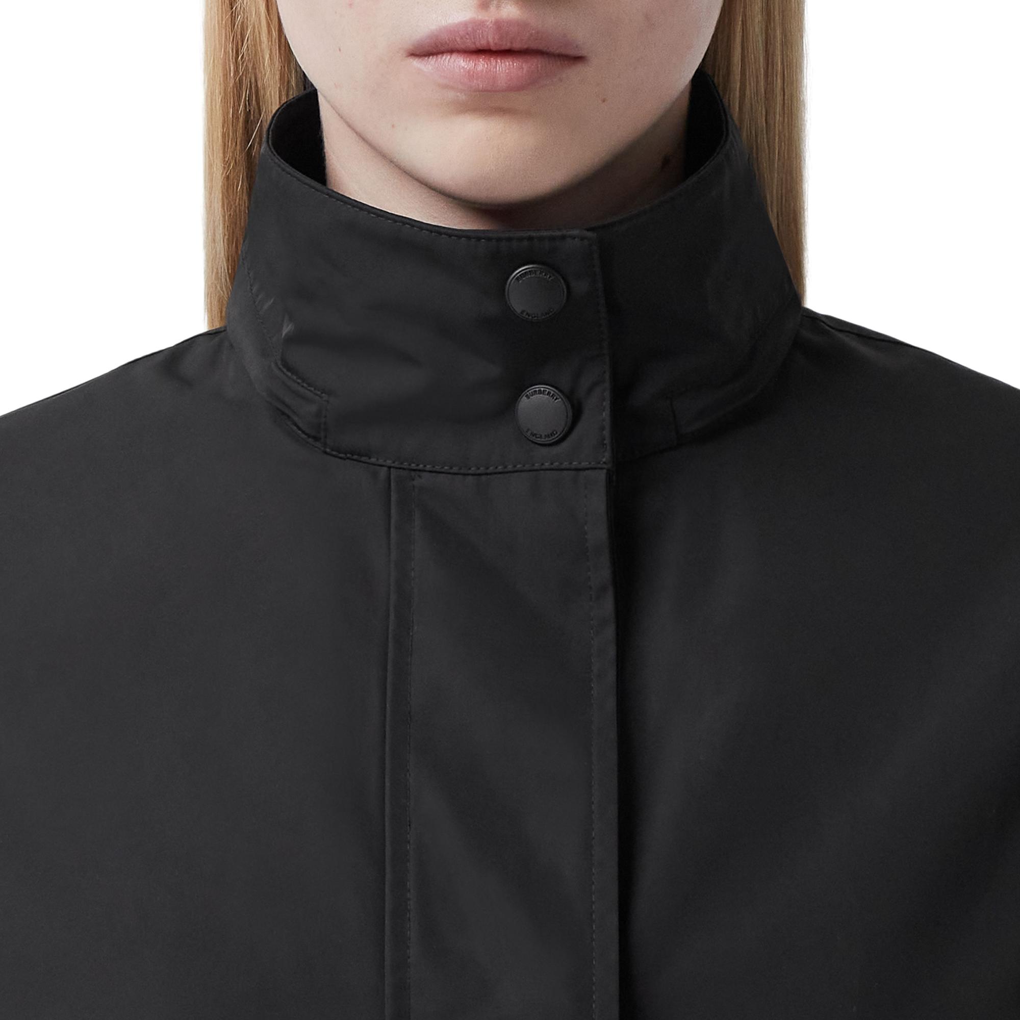 디태처블 후드 카 코트