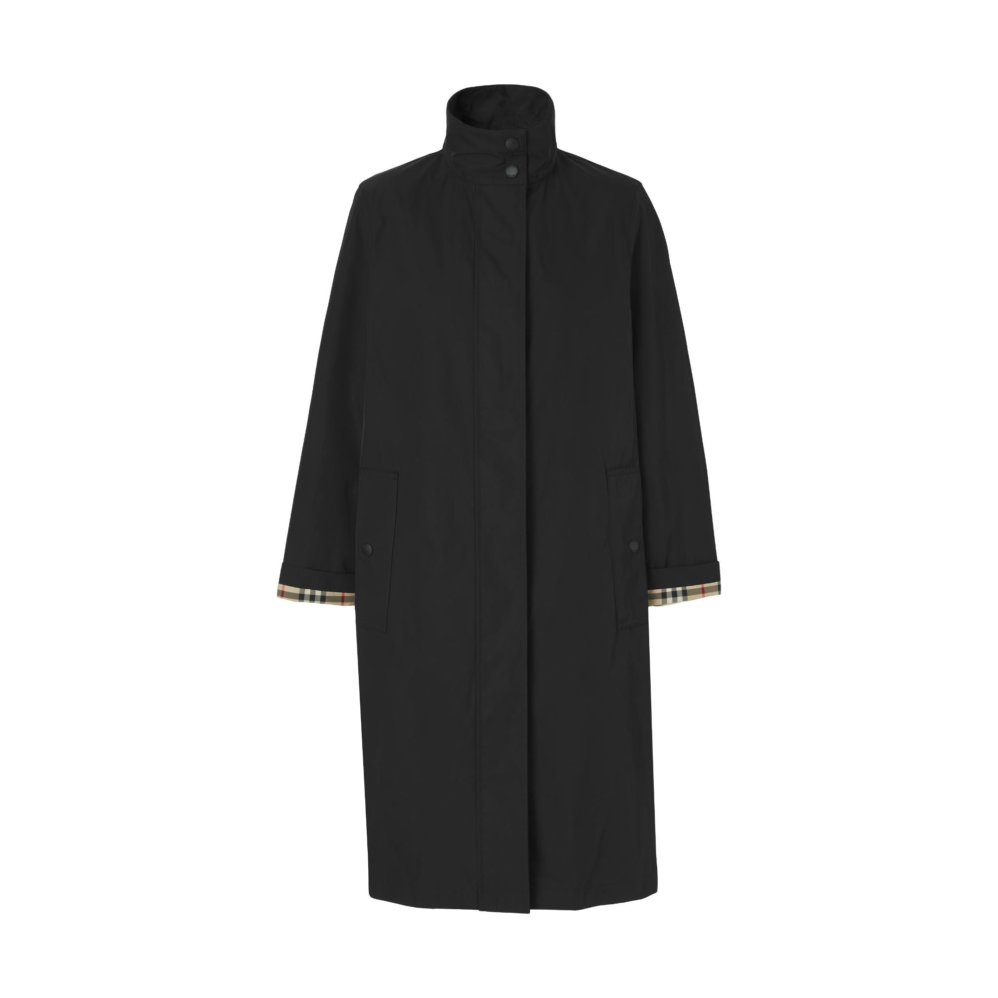 디태처블 후드 카 코트