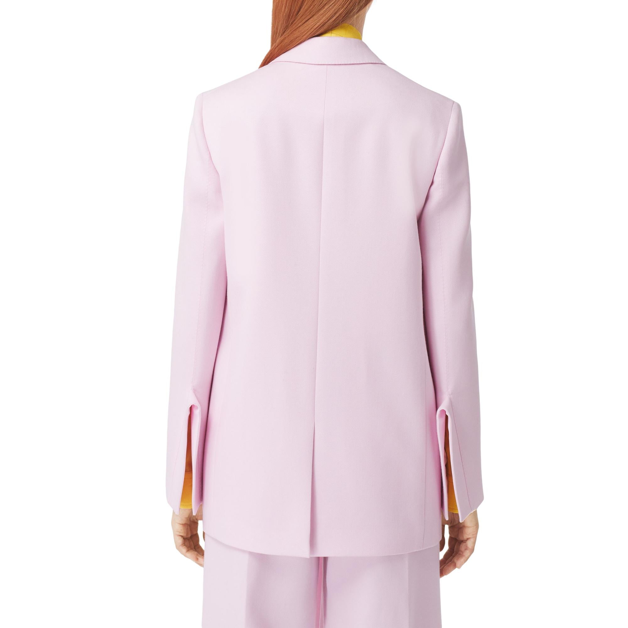 이그재저레이트 라펠 울 트윌 테일러드 재킷