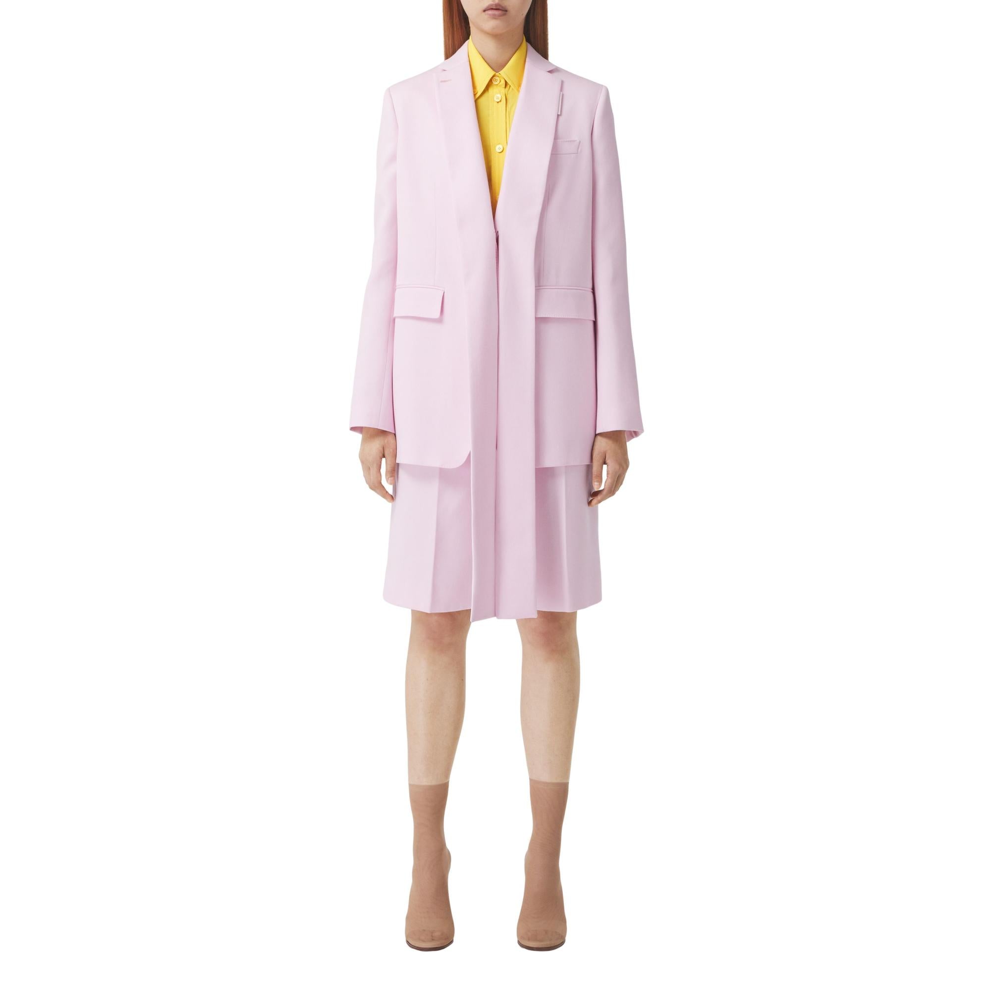 이그재저레이트 라펠 울 트윌 테일러드 재킷