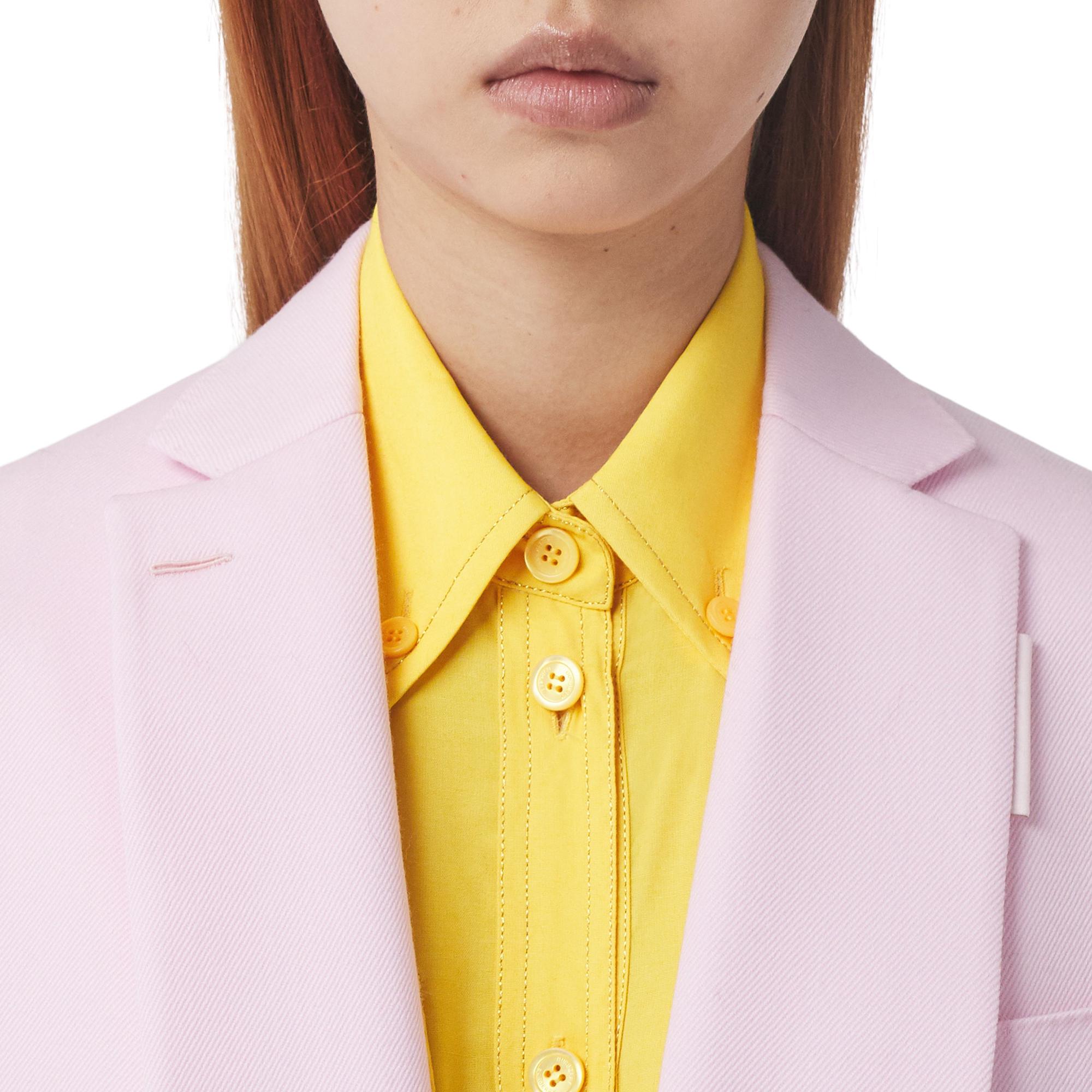 이그재저레이트 라펠 울 트윌 테일러드 재킷