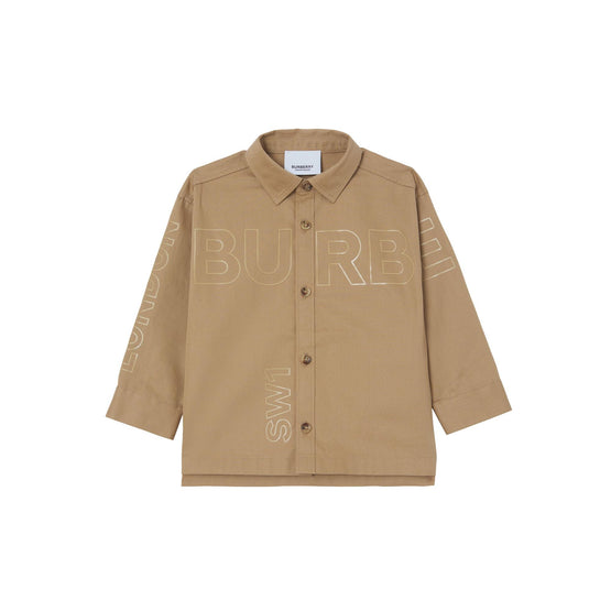 호스페리 프린트 코튼 셔츠