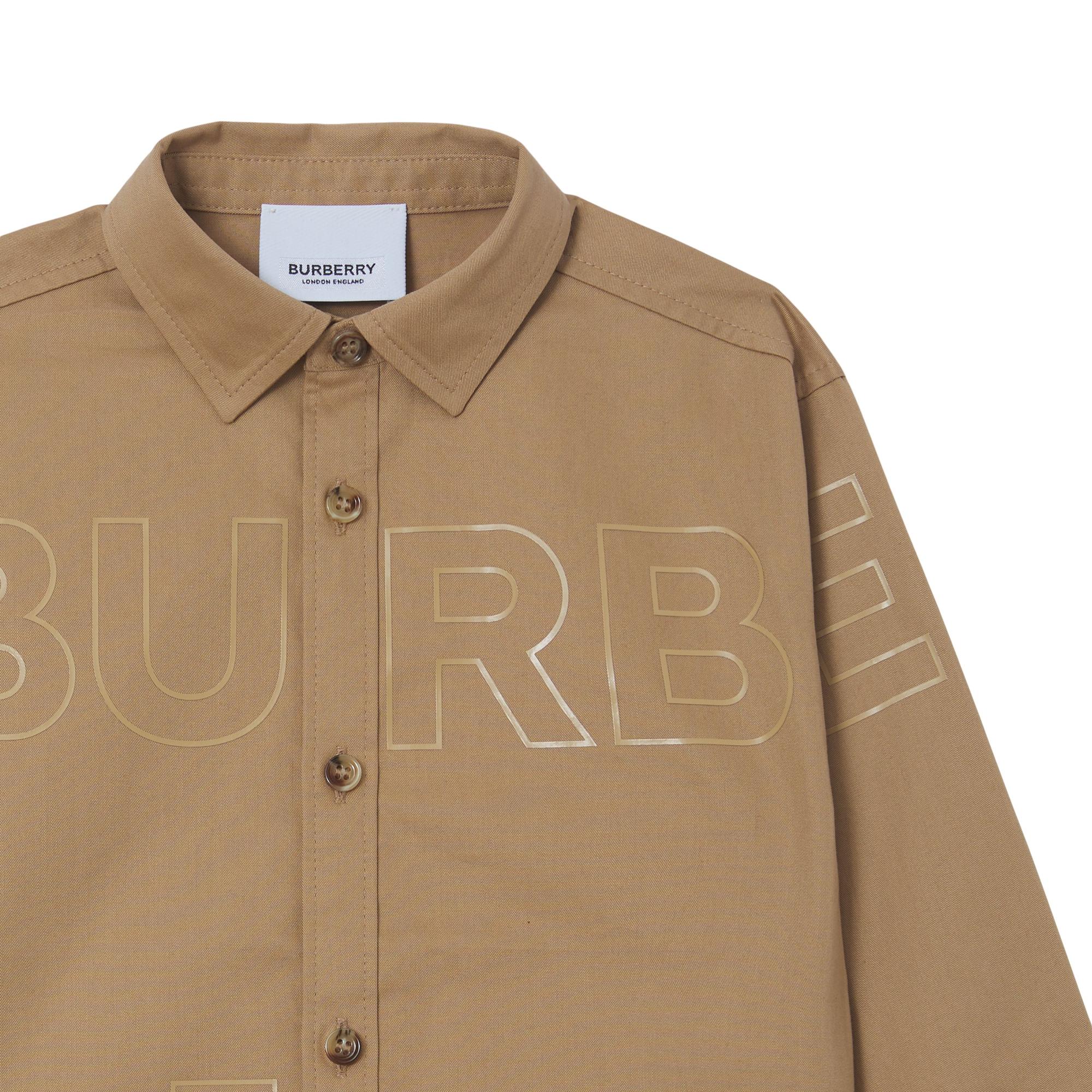 호스페리 프린트 코튼 셔츠