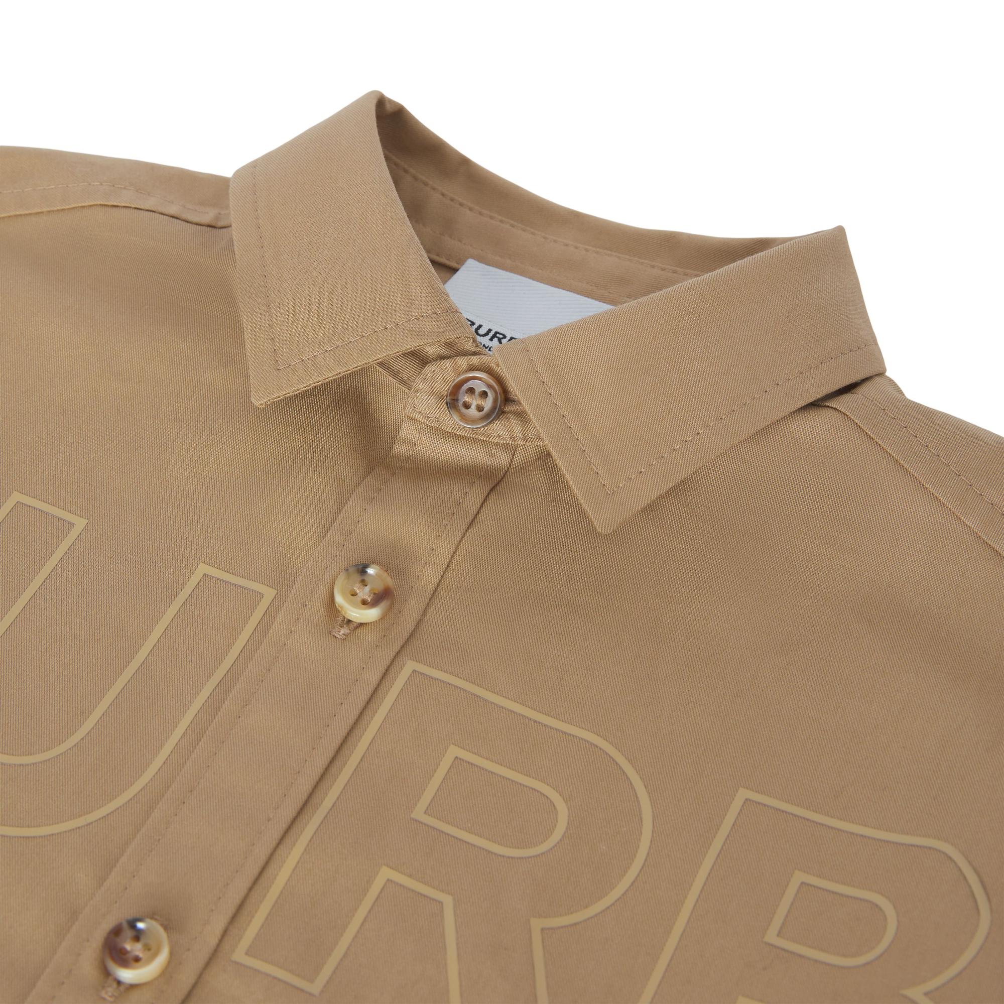 호스페리 프린트 코튼 셔츠