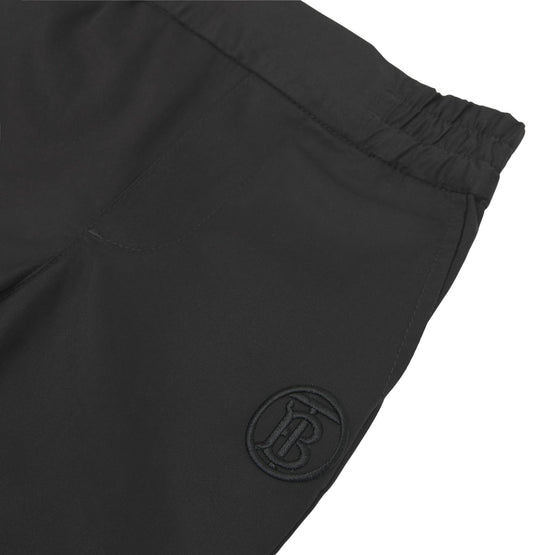 모노그램 모티프 코튼 팬츠