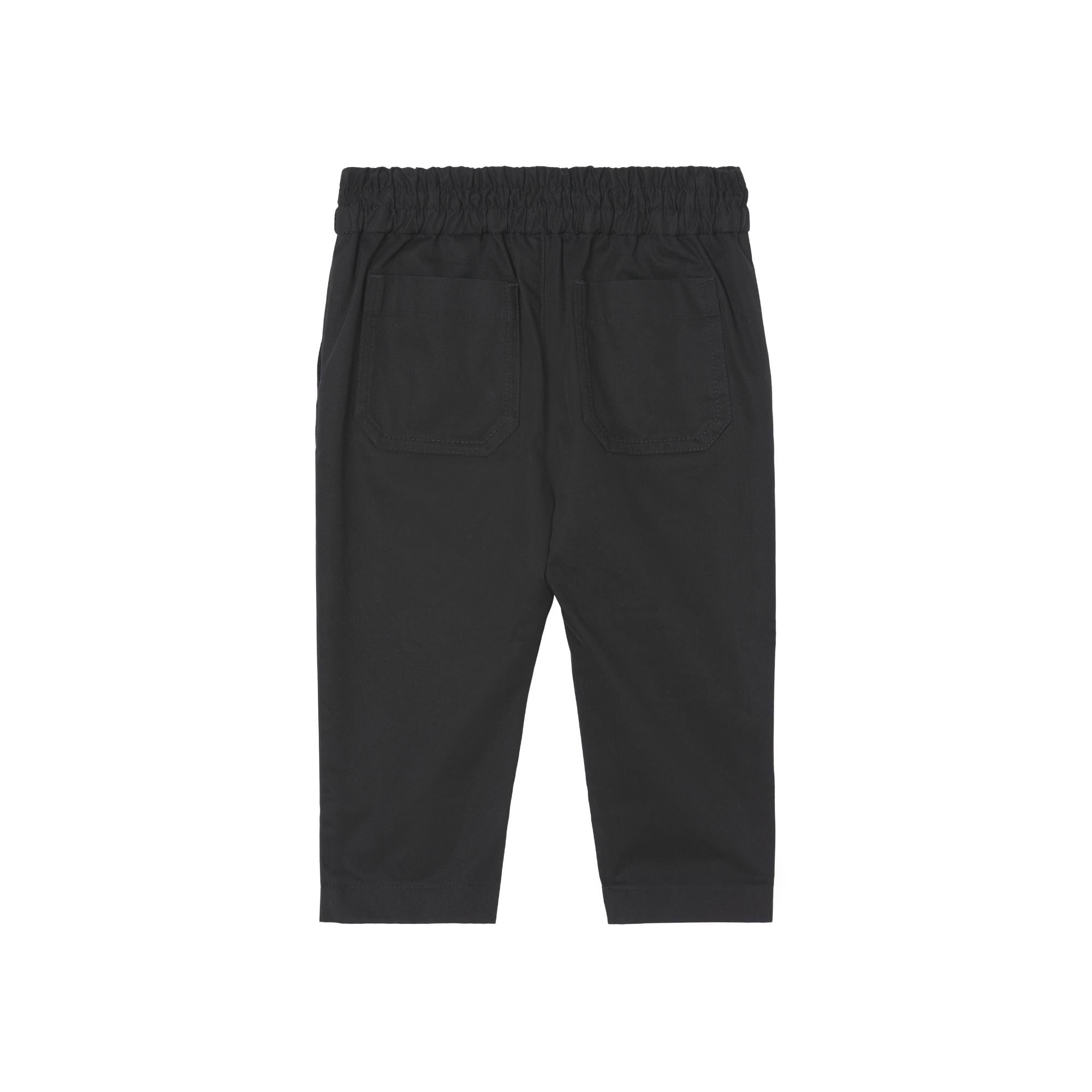 모노그램 모티프 코튼 팬츠