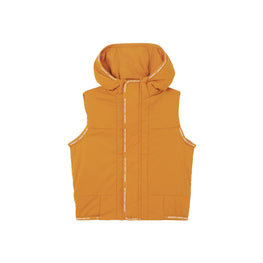 로고 테이프 나일론 후드 질레