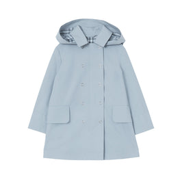 디태처블 후드 코튼 트렌치코트