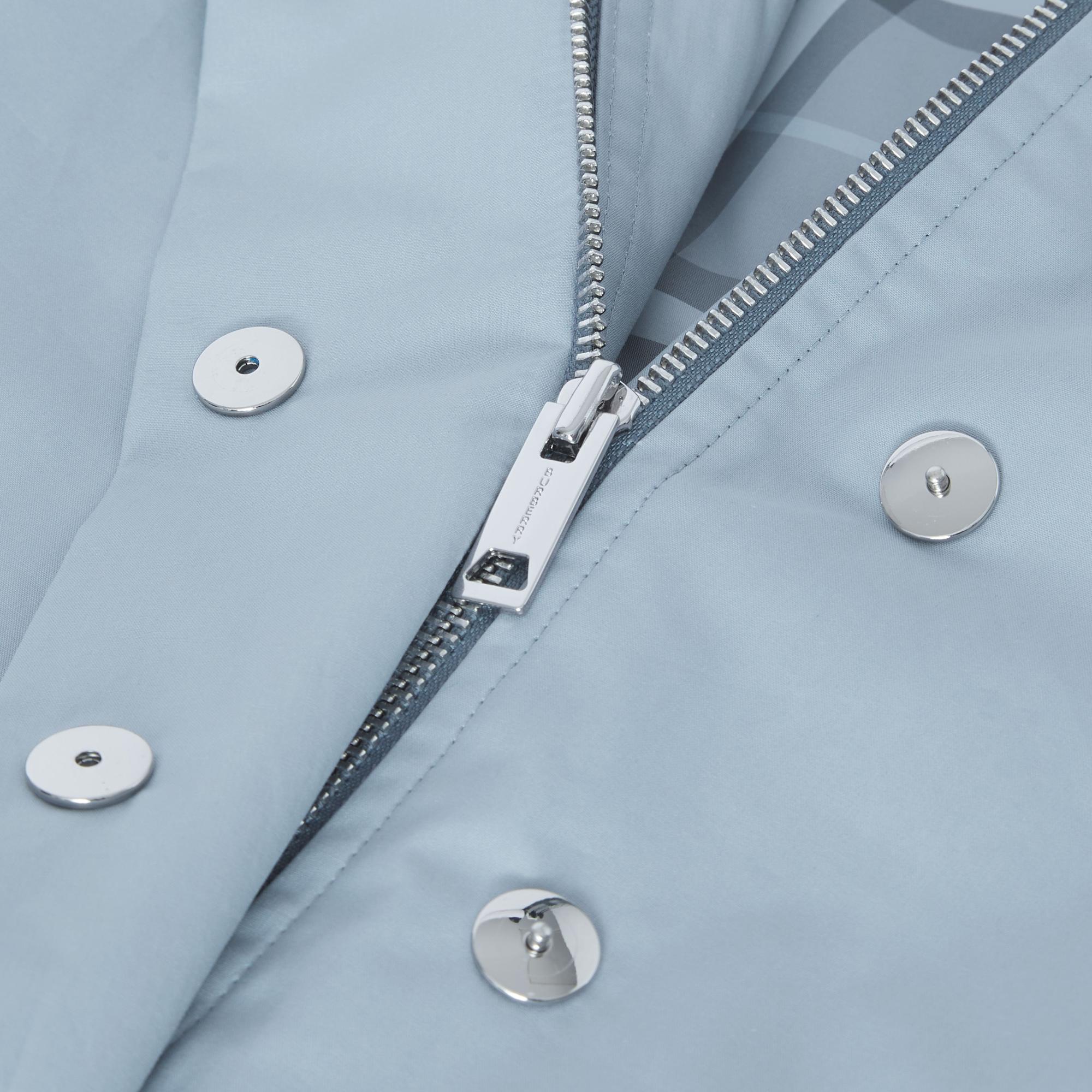 디태처블 후드 코튼 트렌치코트