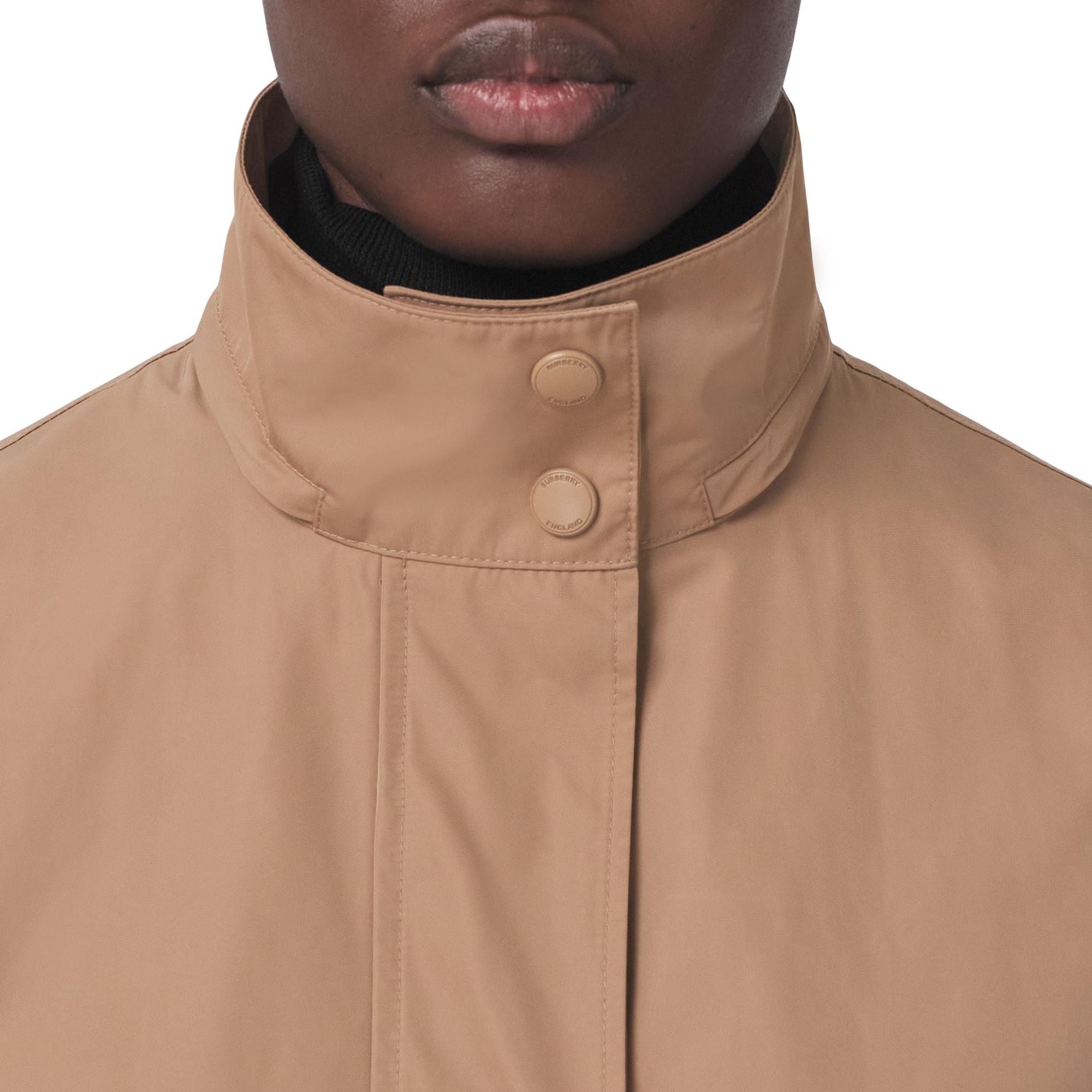 디태처블 후드 카 코트