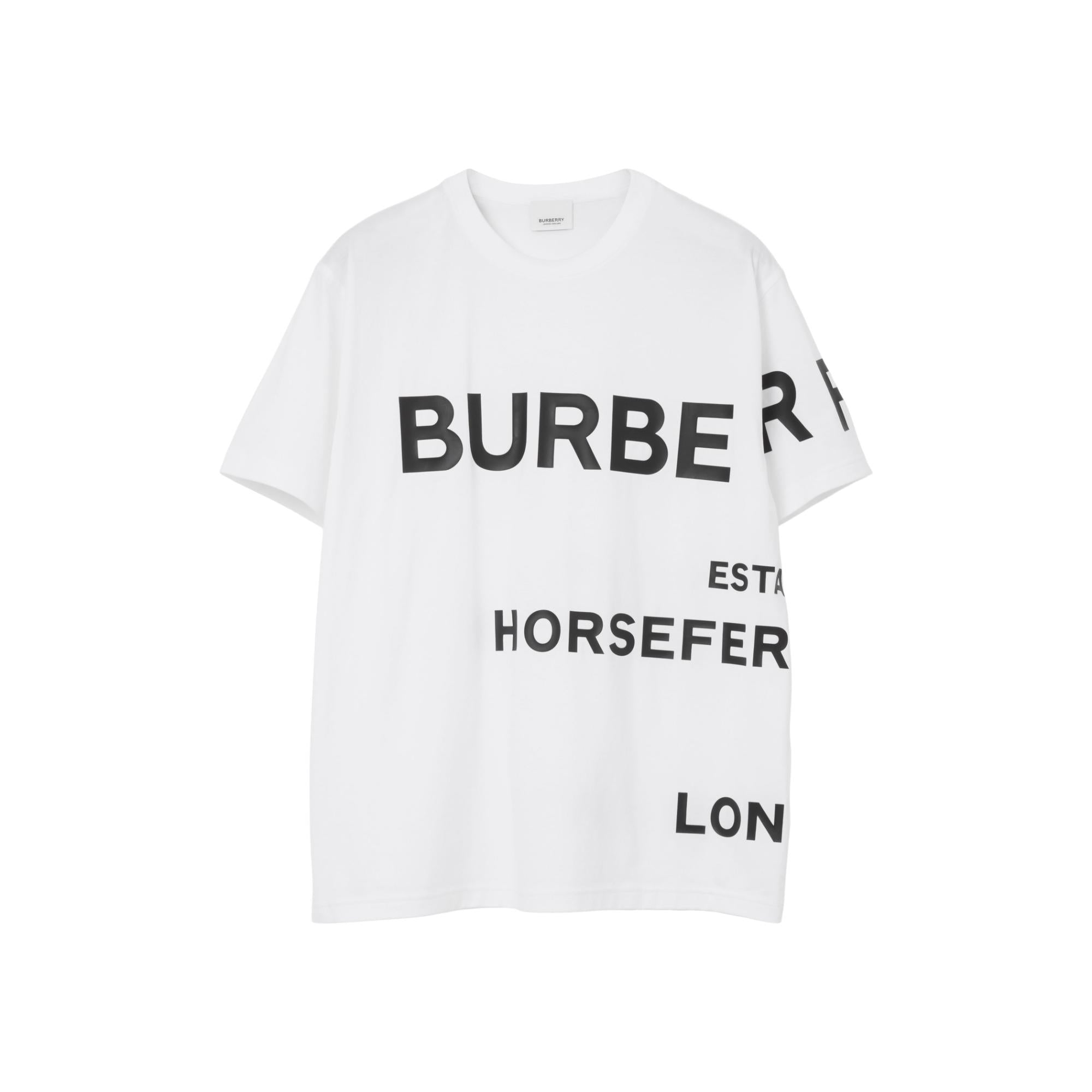 호스페리 프린트 코튼 오버사이즈 티셔츠