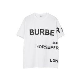 호스페리 프린트 코튼 오버사이즈 티셔츠