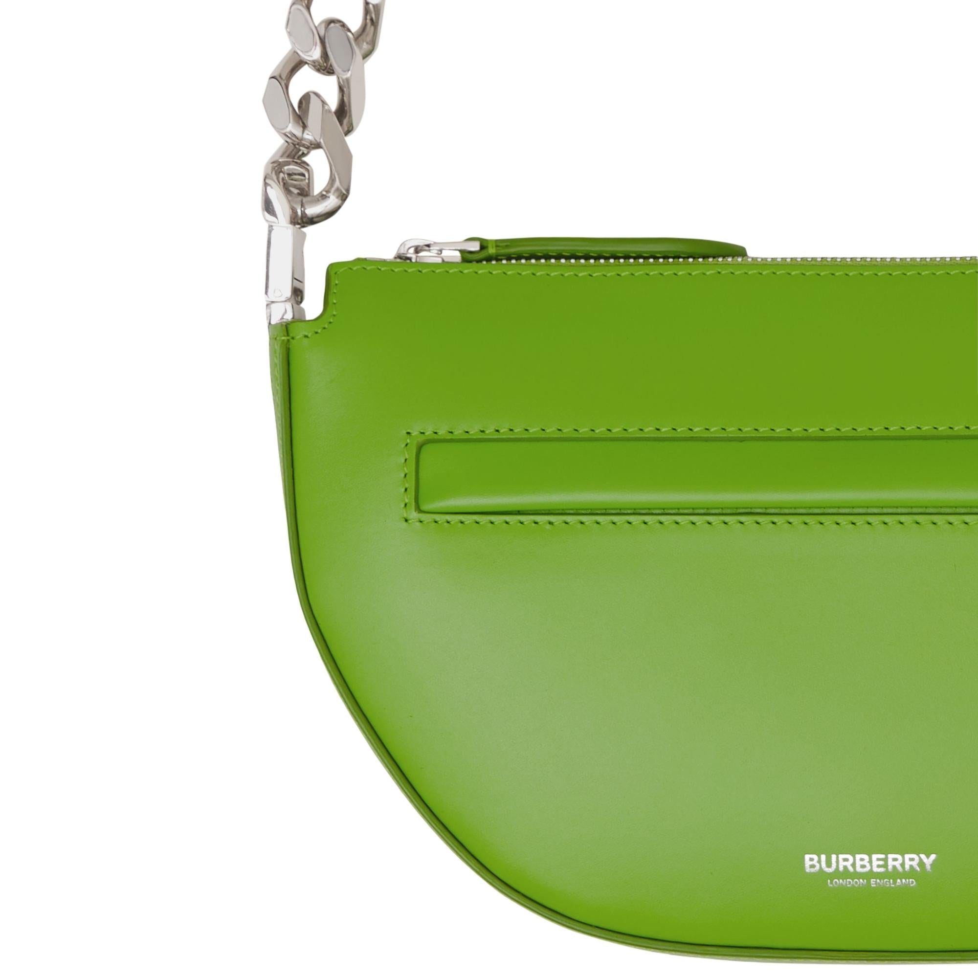 미니 레더 지퍼 올림피아 백