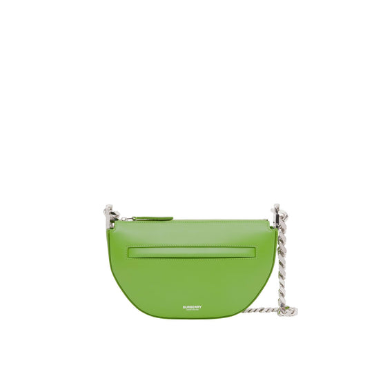 미니 레더 지퍼 올림피아 백