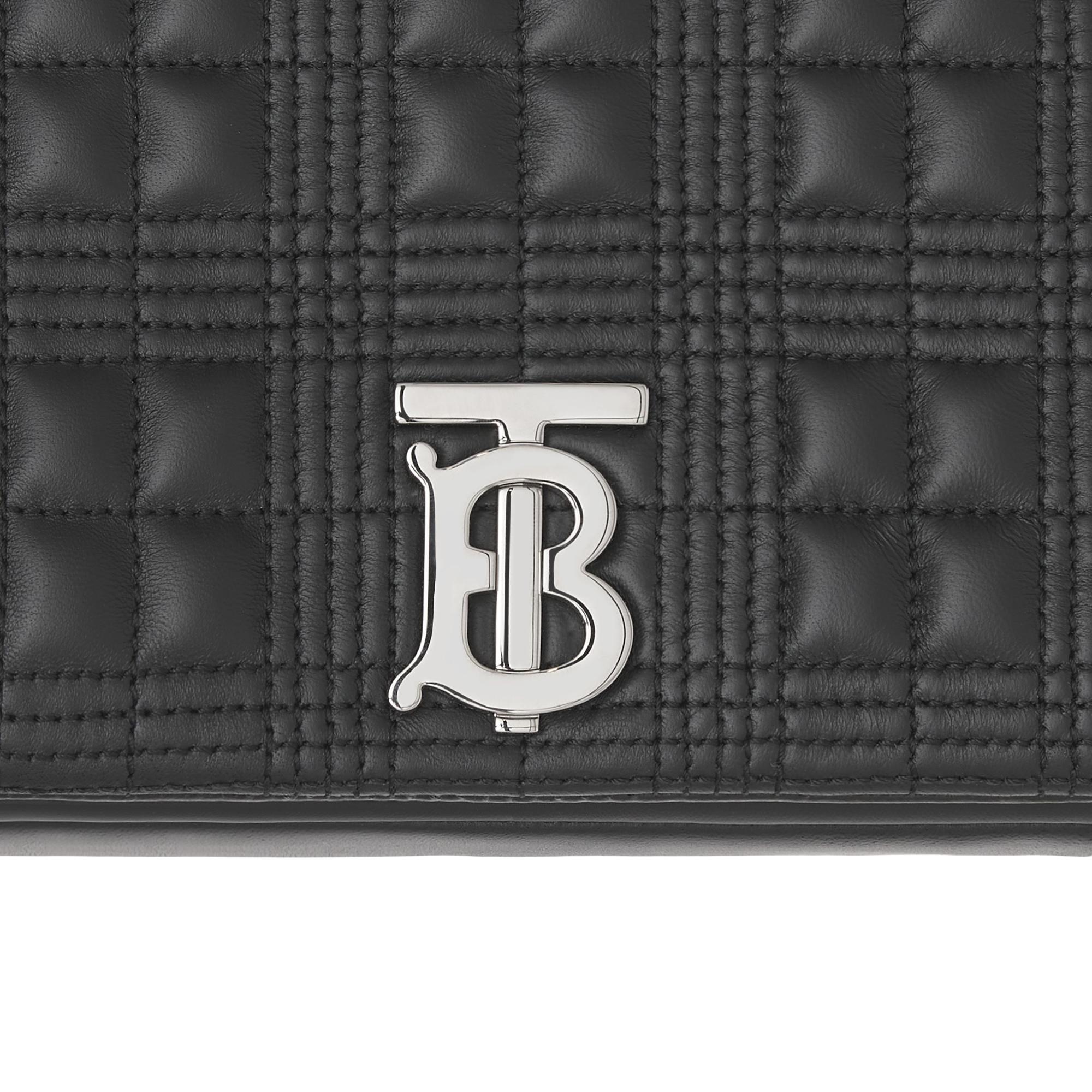 퀼팅 레더 스몰 롤라 백