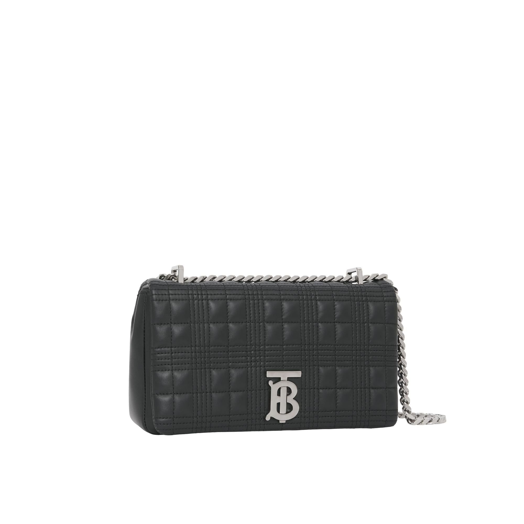 퀼팅 레더 스몰 롤라 백