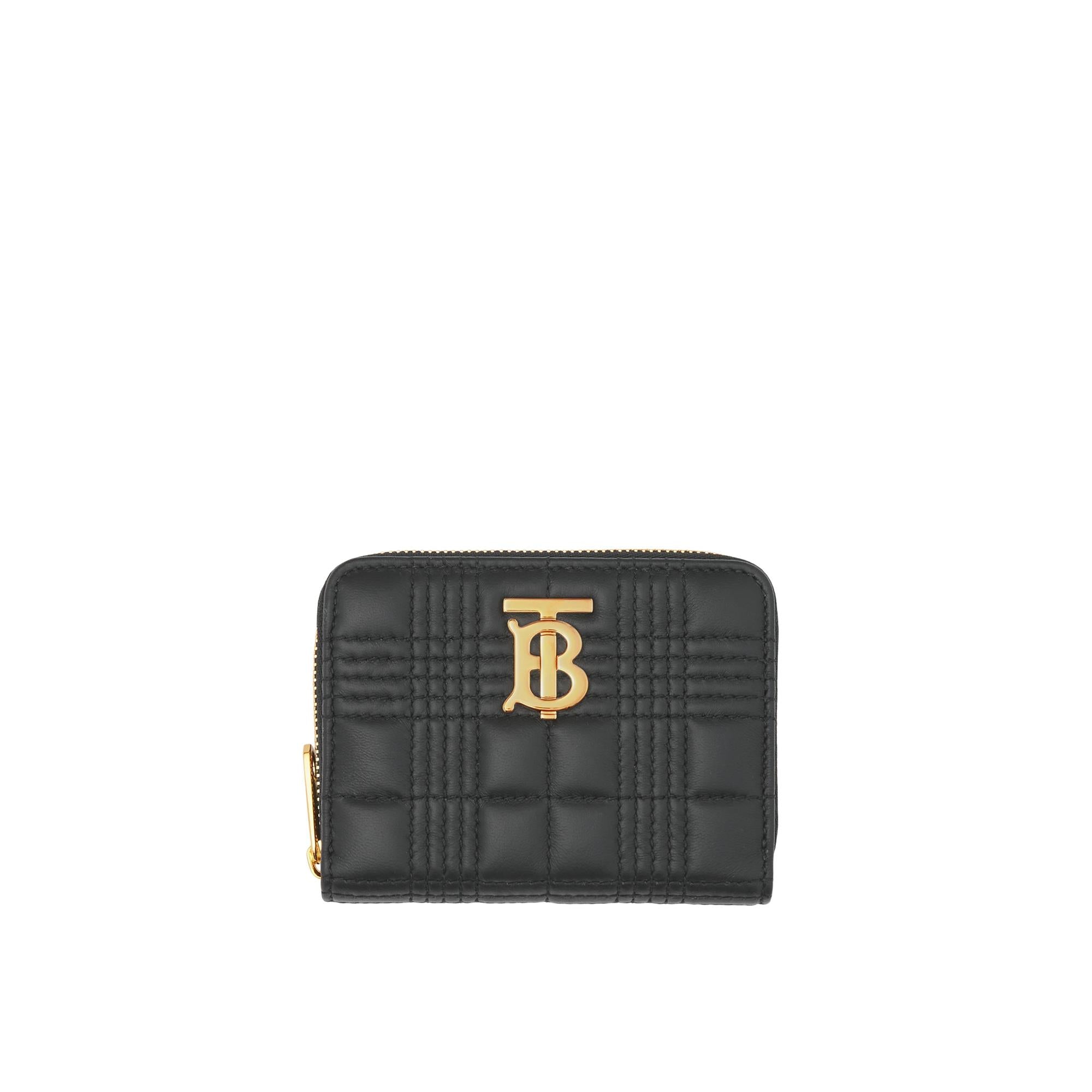 퀼팅 레더 롤라 지퍼 지갑