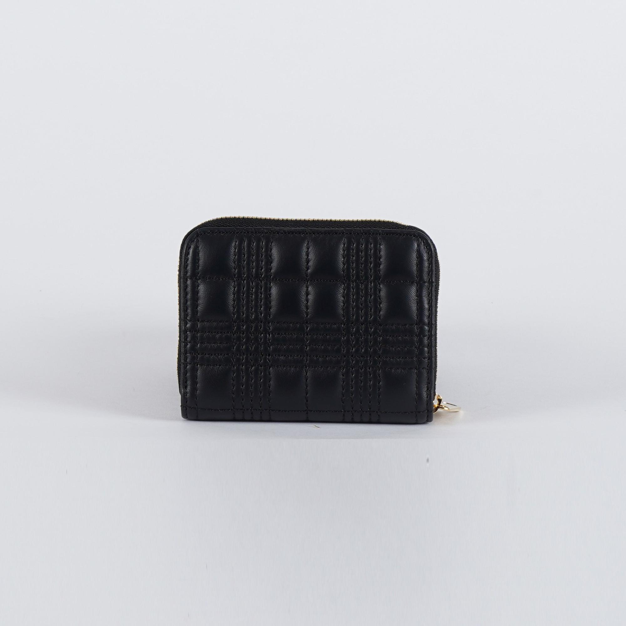 퀼팅 레더 롤라 지퍼 지갑