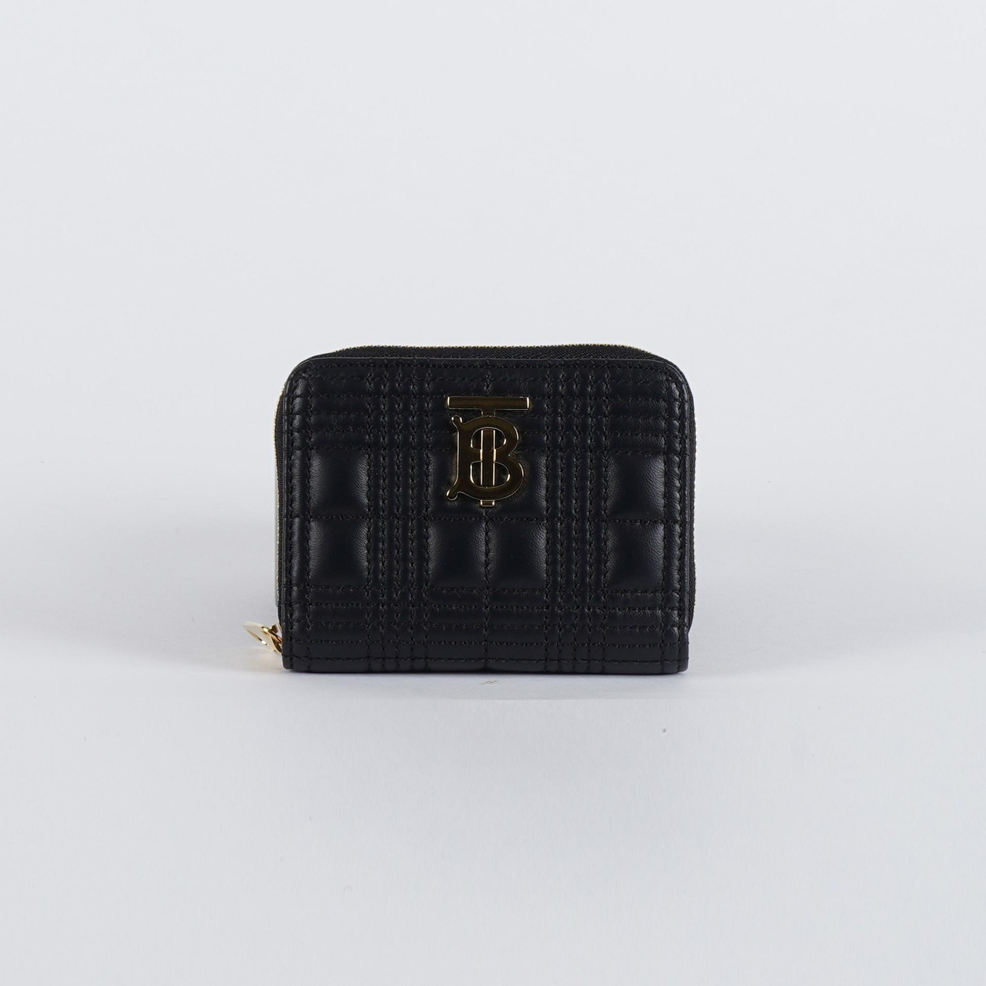 퀼팅 레더 롤라 지퍼 지갑