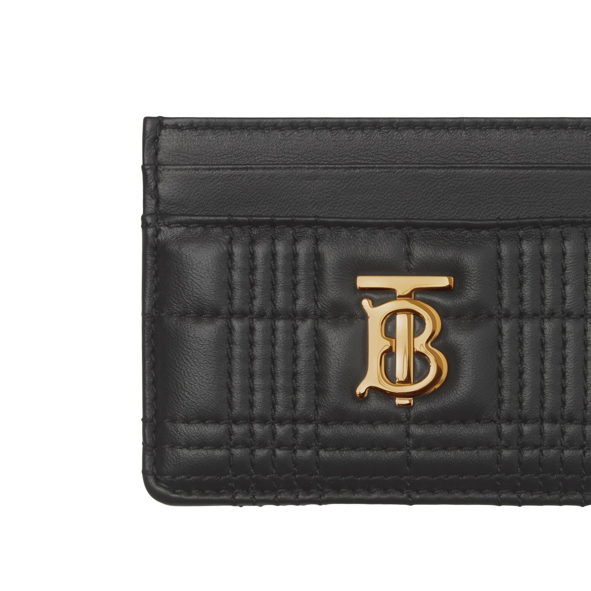 퀼팅 레더 롤라 카드 케이스