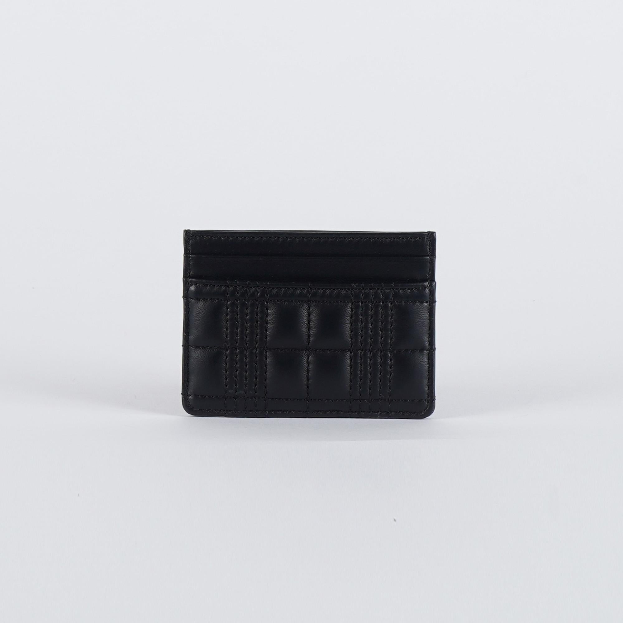 퀼팅 레더 롤라 카드 케이스