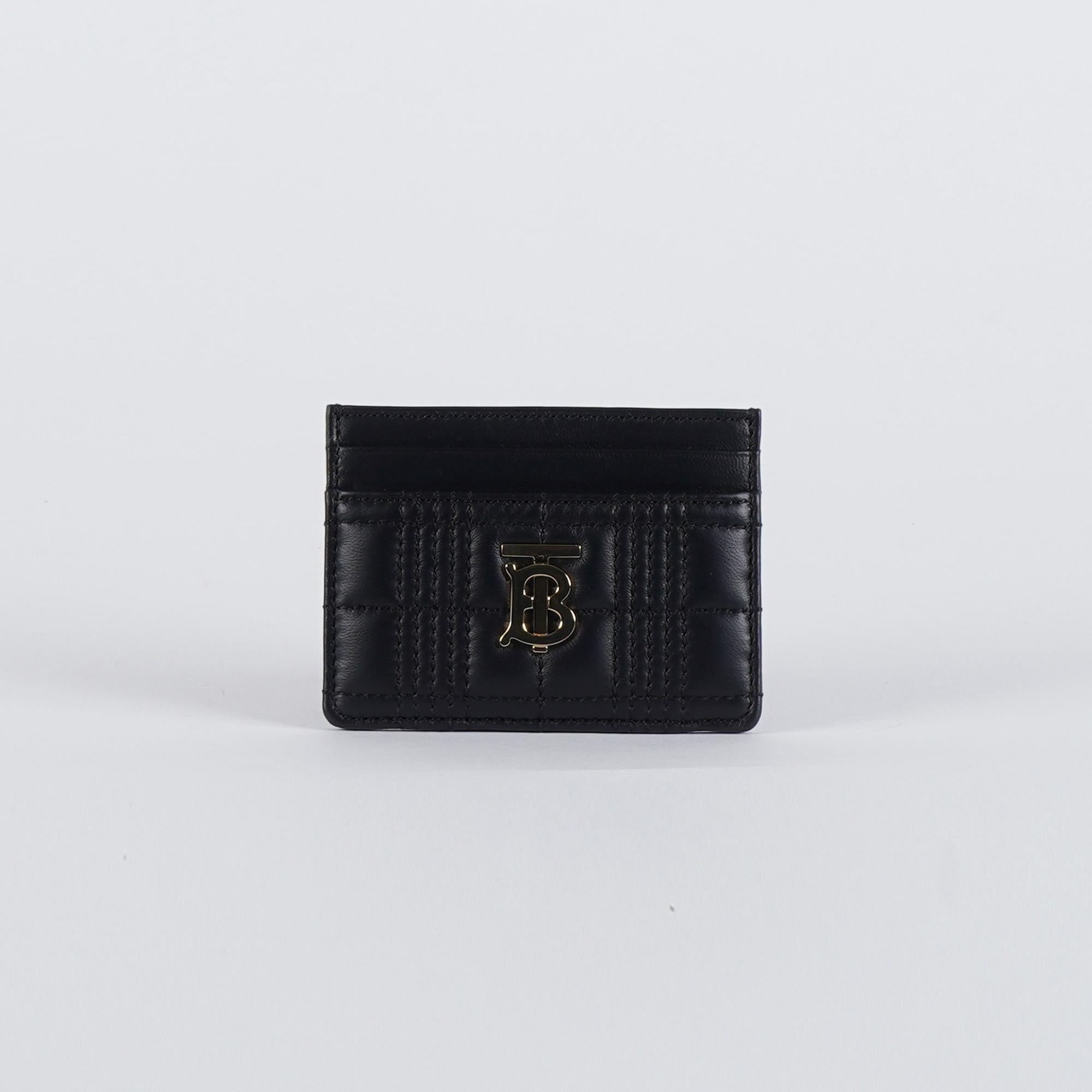 퀼팅 레더 롤라 카드 케이스