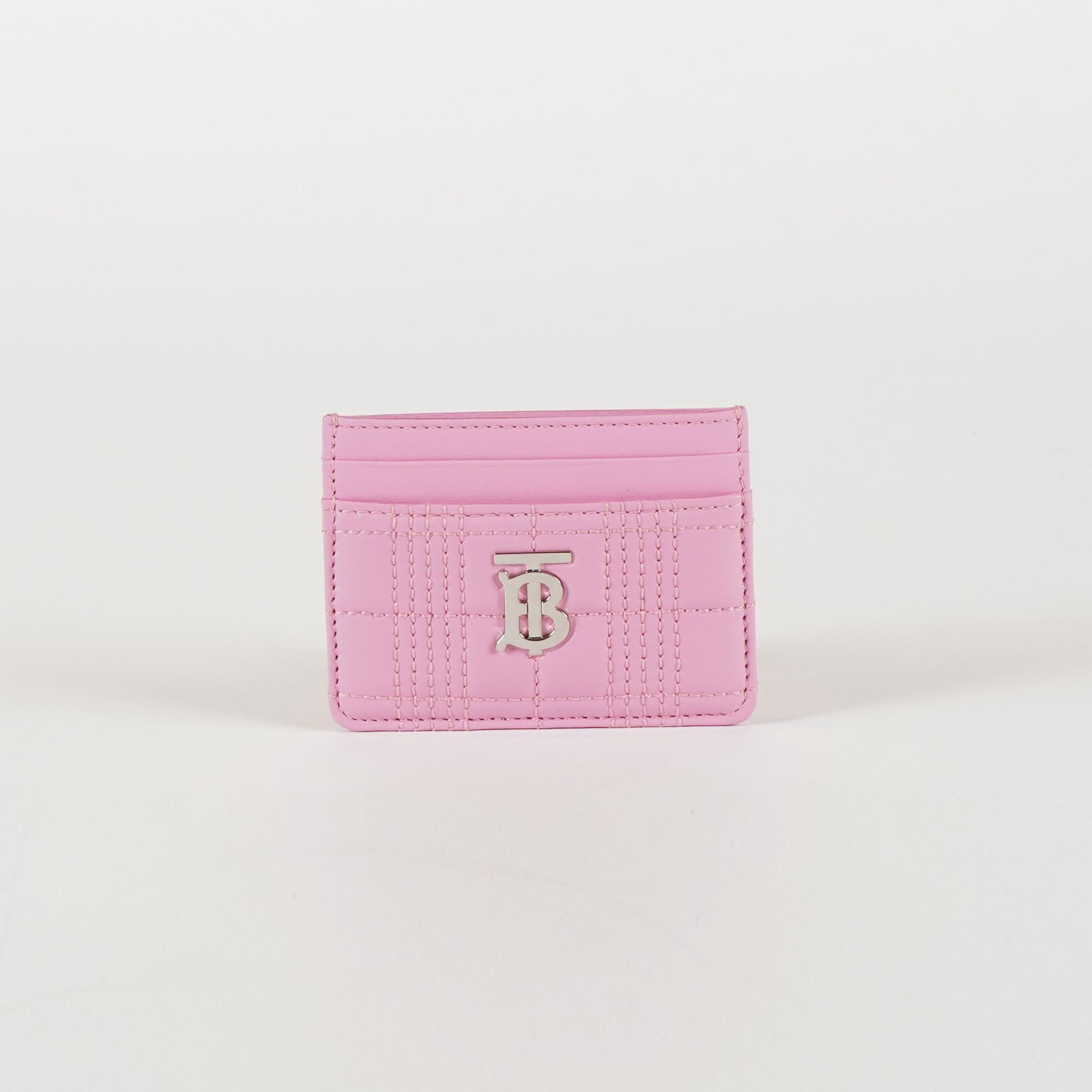 퀼팅 레더 롤라 카드 케이스