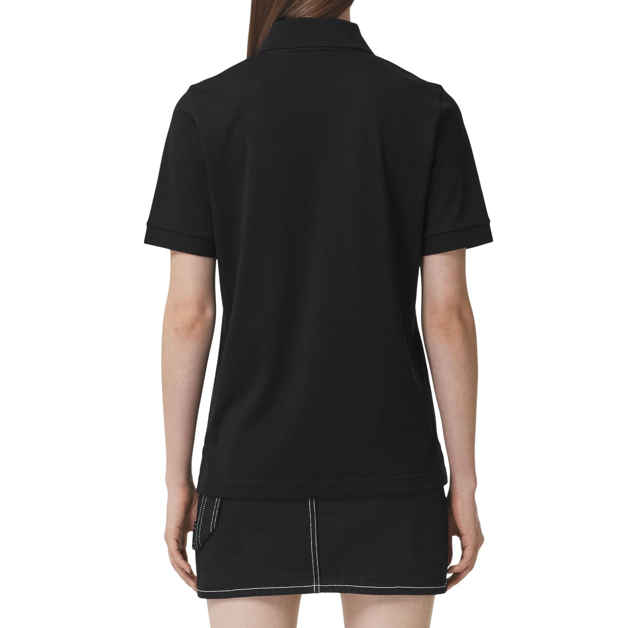 모노그램 코튼 피케 폴로셔츠