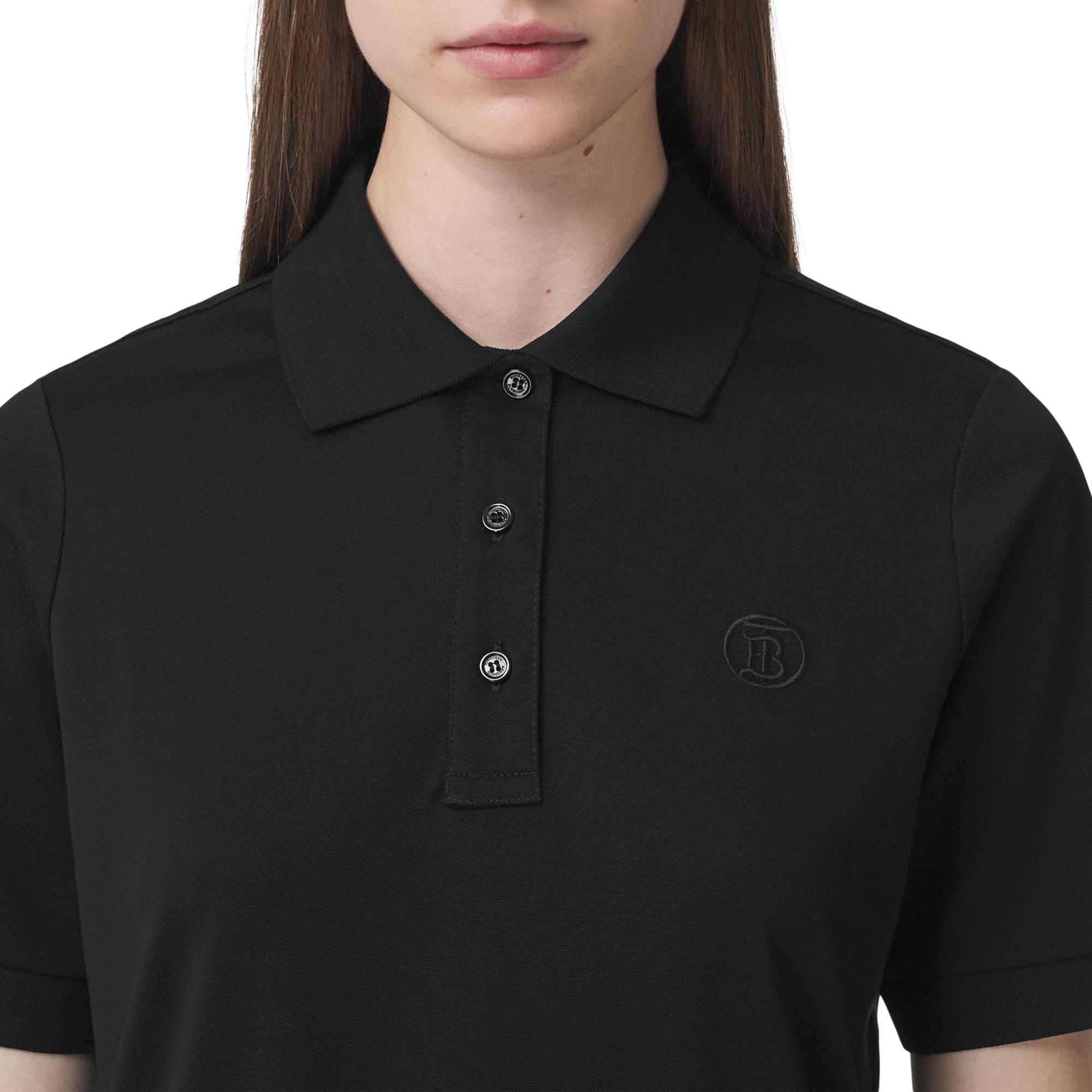 모노그램 코튼 피케 폴로셔츠