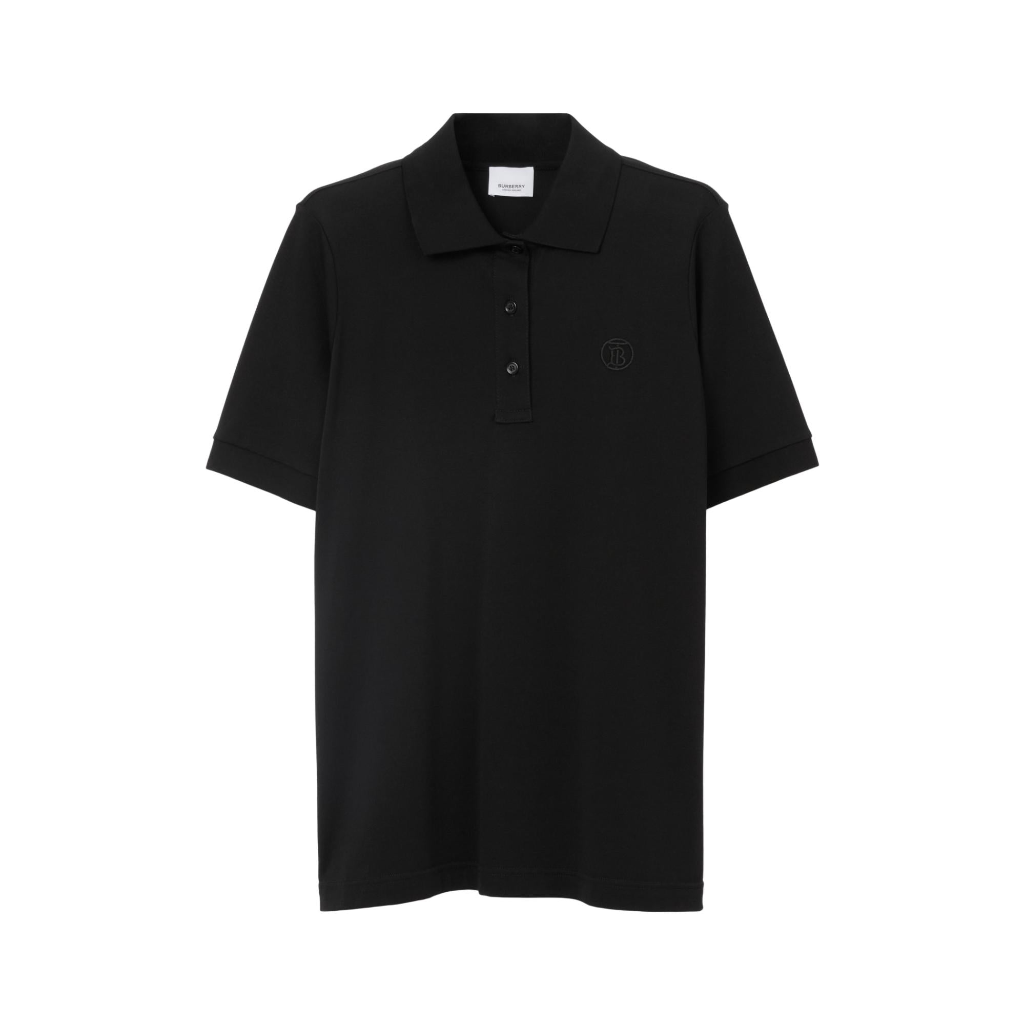 모노그램 코튼 피케 폴로셔츠