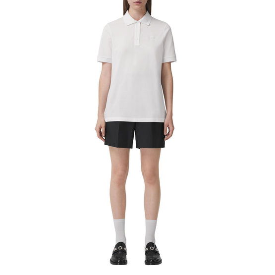 모노그램 모티프 코튼 폴로셔츠