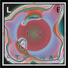 Love Is Eternal 프린트 실크 스퀘어 스카프