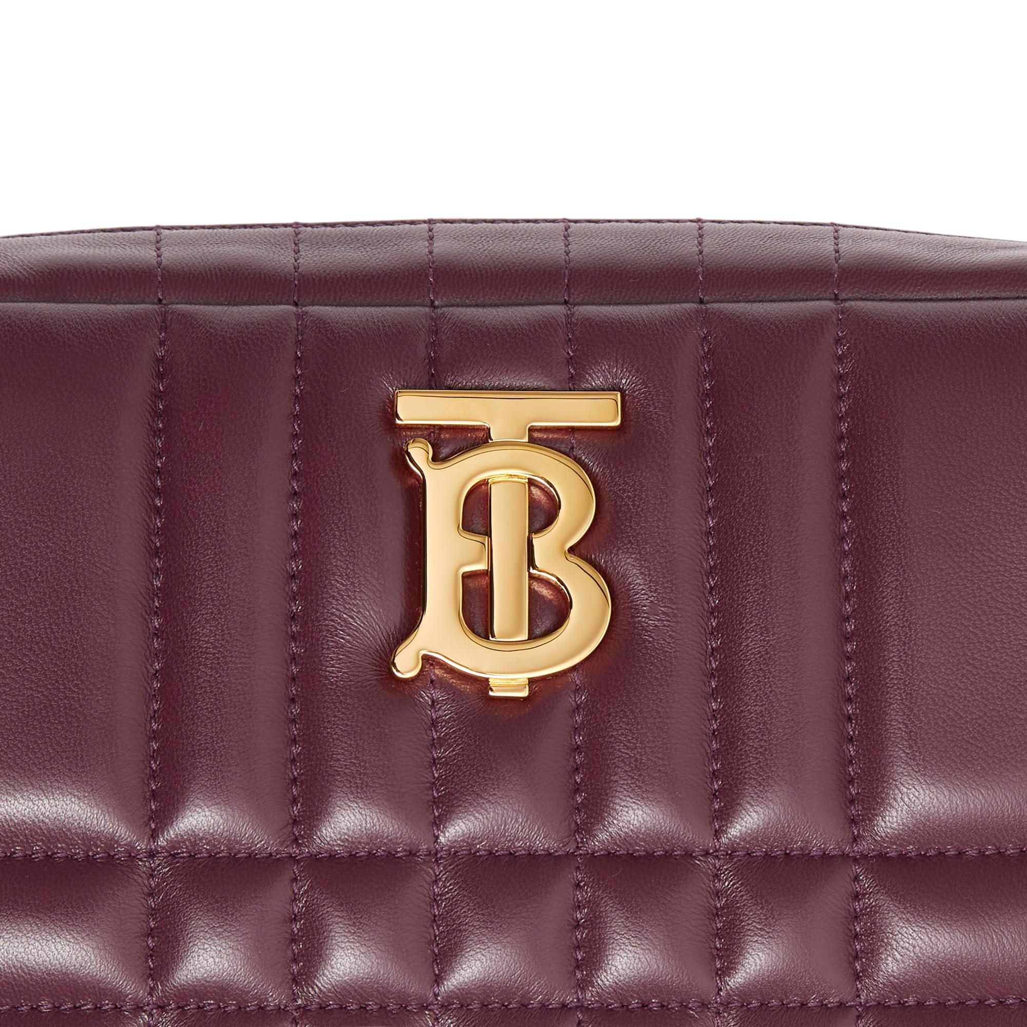 퀼팅 레더 스몰 롤라 카메라 백