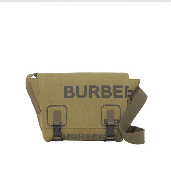 호스페리 프린트 나일론 스몰 메신저 백