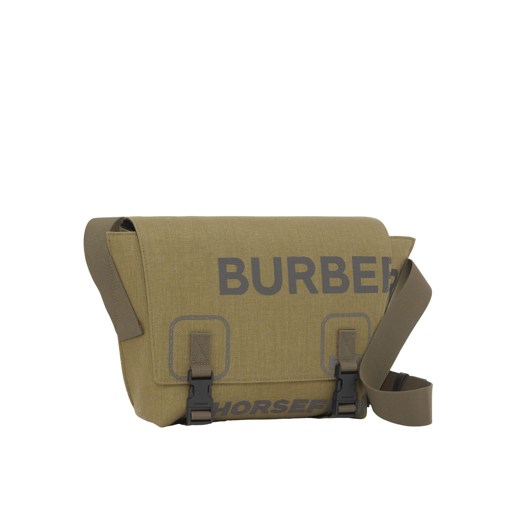 호스페리 프린트 나일론 스몰 메신저 백