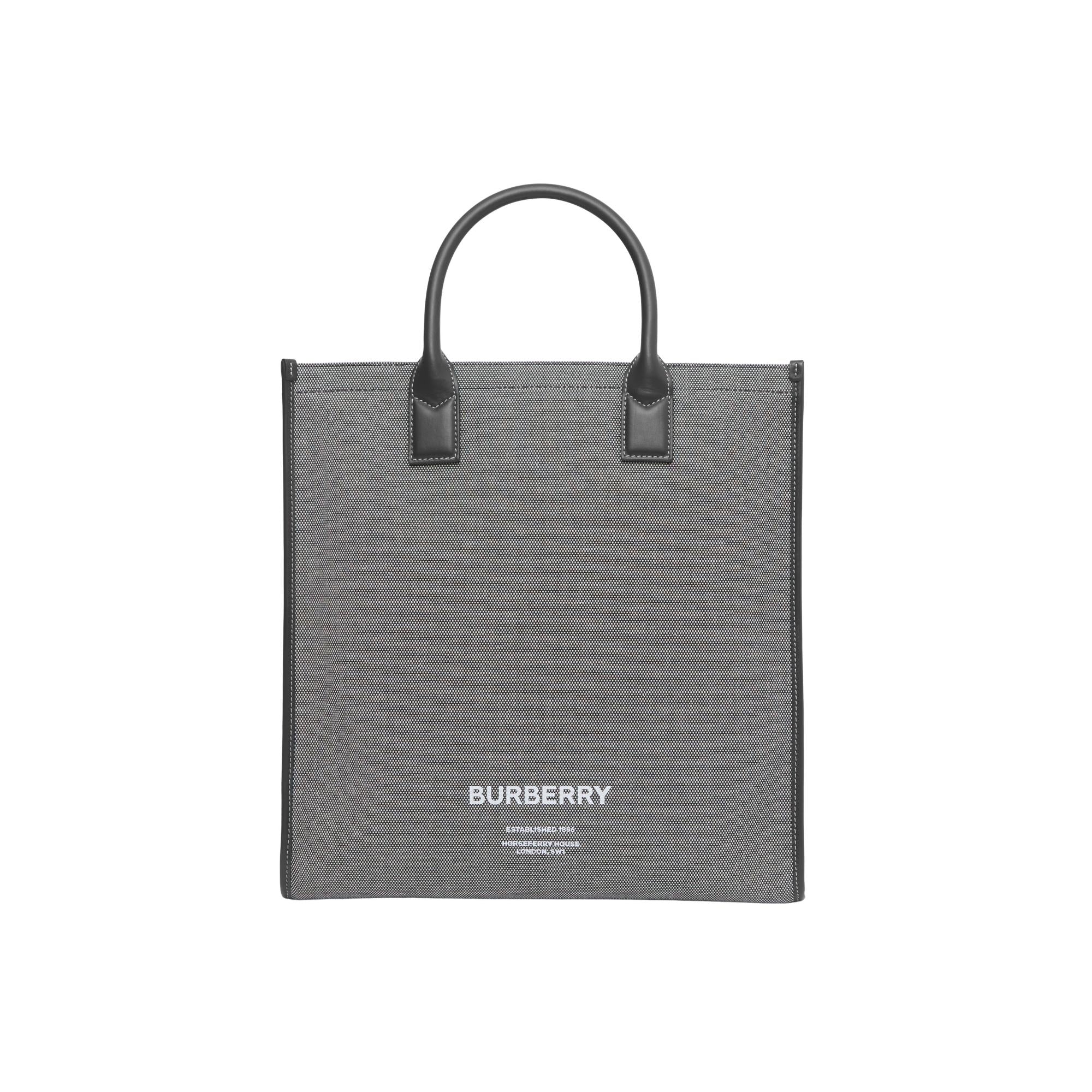 호스페리 프린트 코튼 캔버스 토트