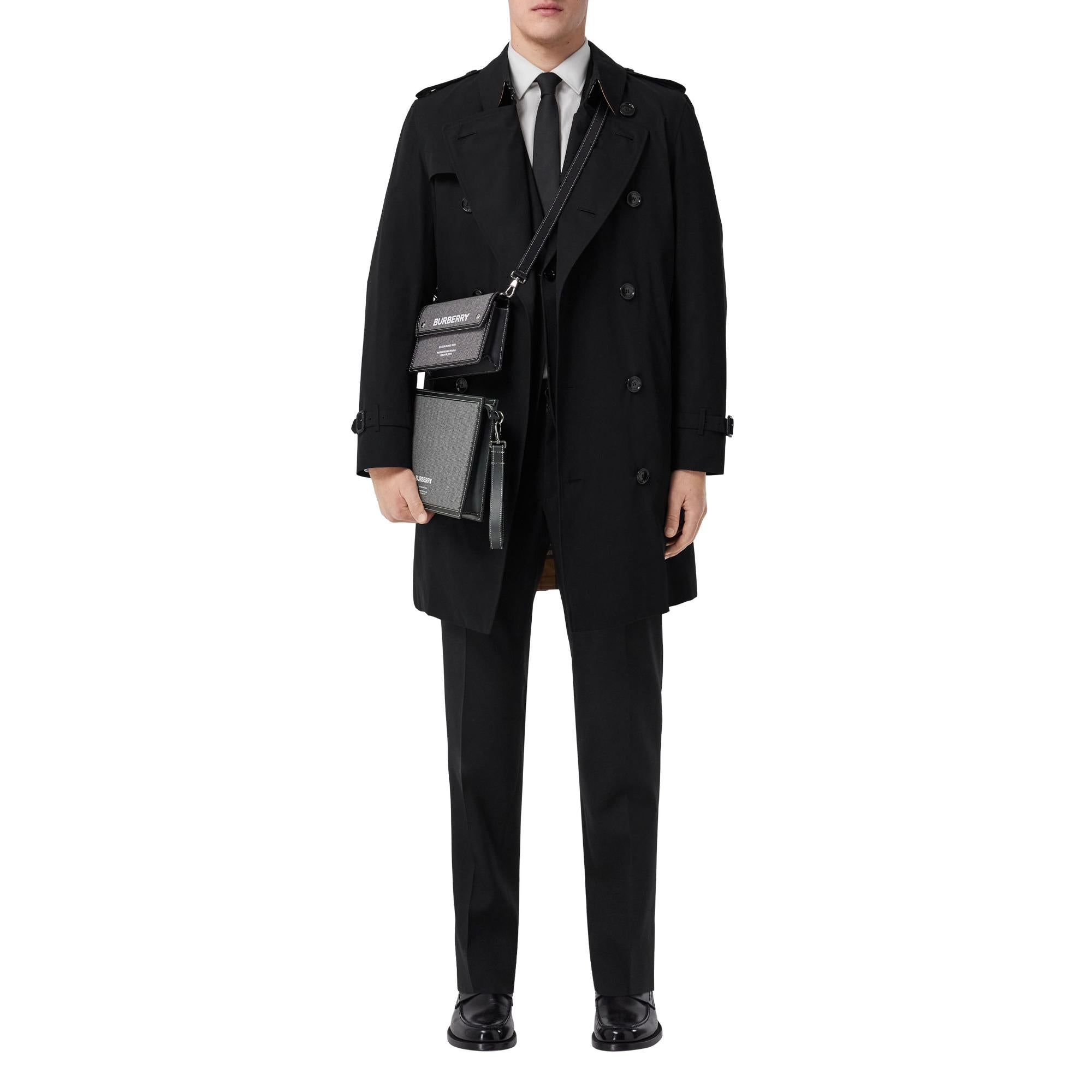 호스페리 프린트 코튼 캔버스 지퍼 파우치