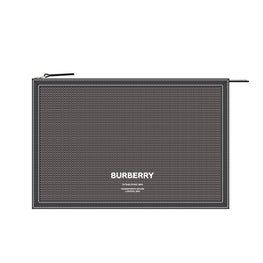 호스페리 프린트 코튼 캔버스 지퍼 파우치