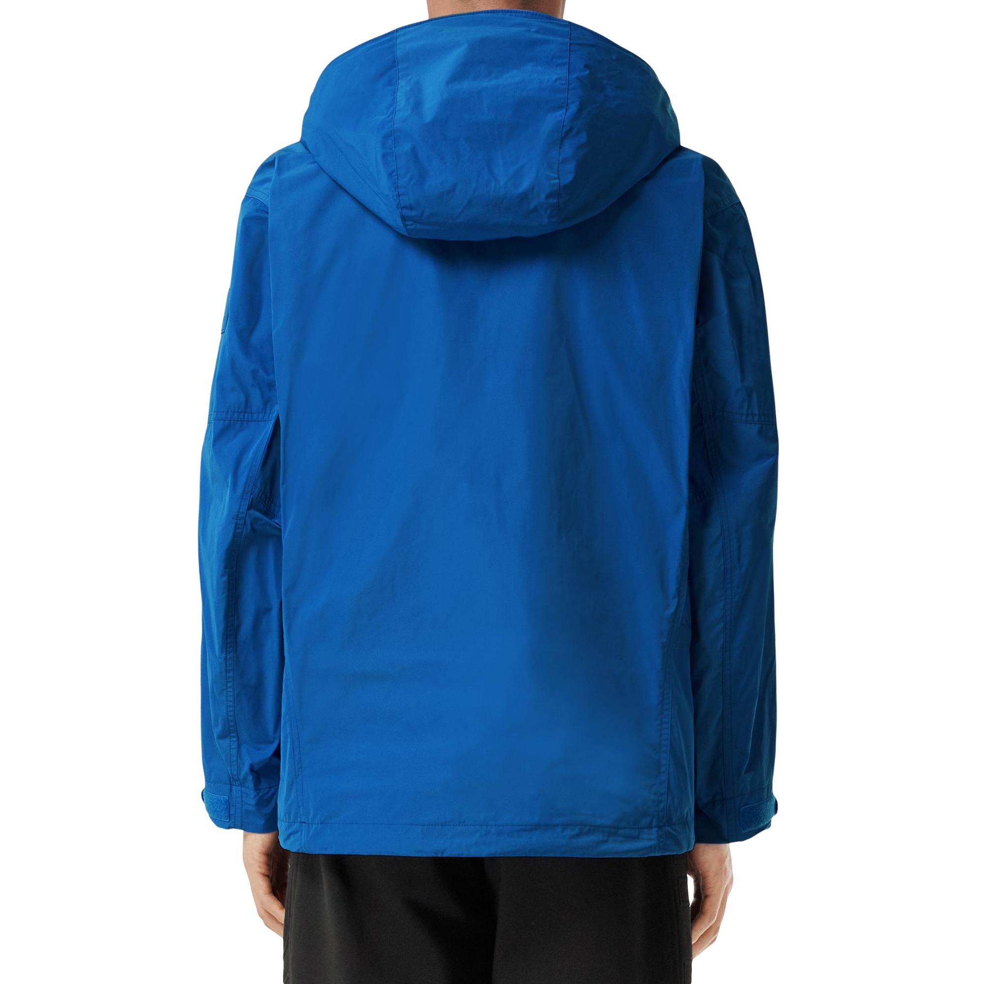 로고 아플리케 라이트 후드 재킷