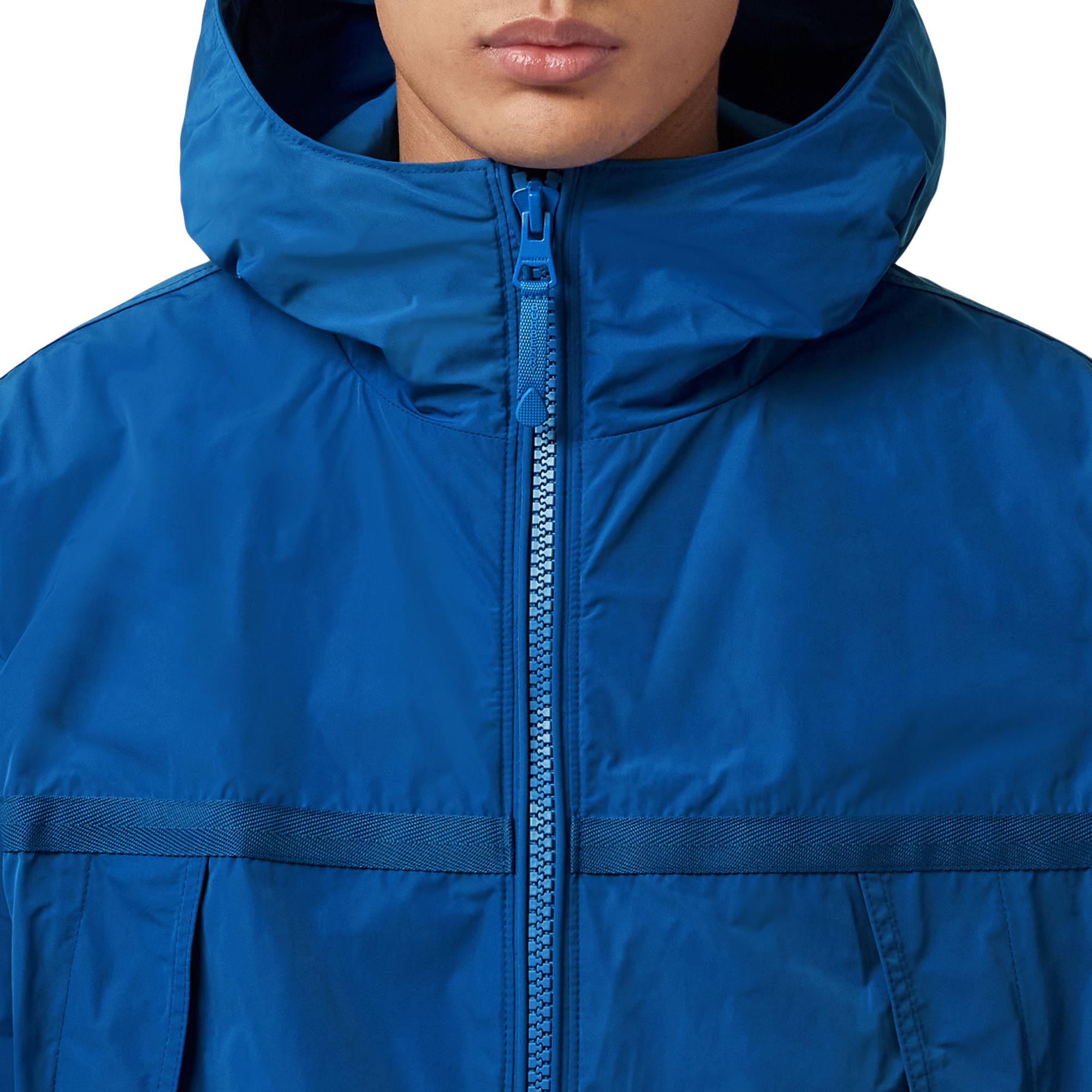 로고 아플리케 라이트 후드 재킷