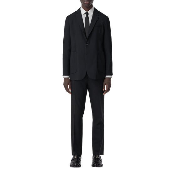 슬림핏 더블 페이스드 울 테일러드 재킷