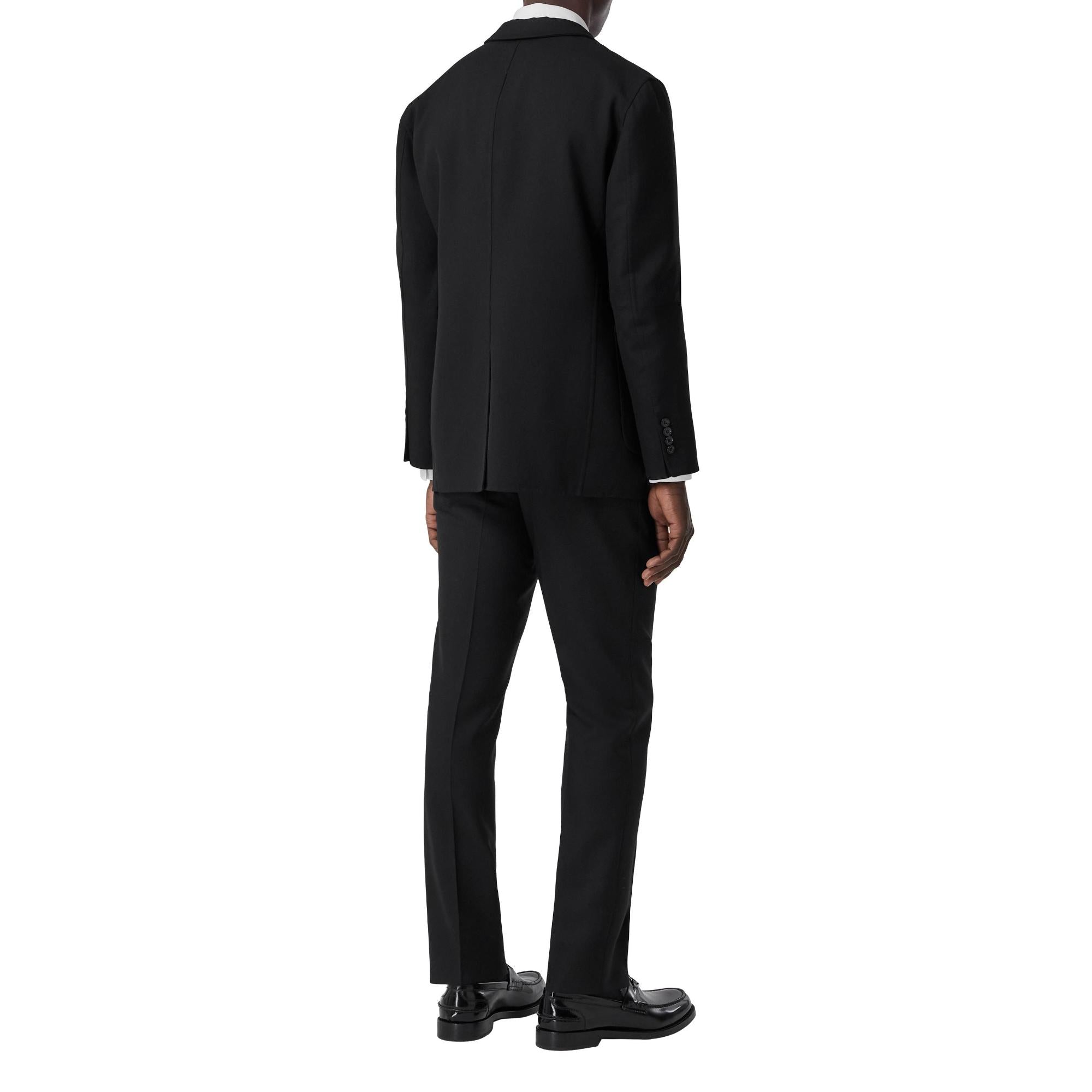 슬림핏 더블 페이스드 울 테일러드 재킷