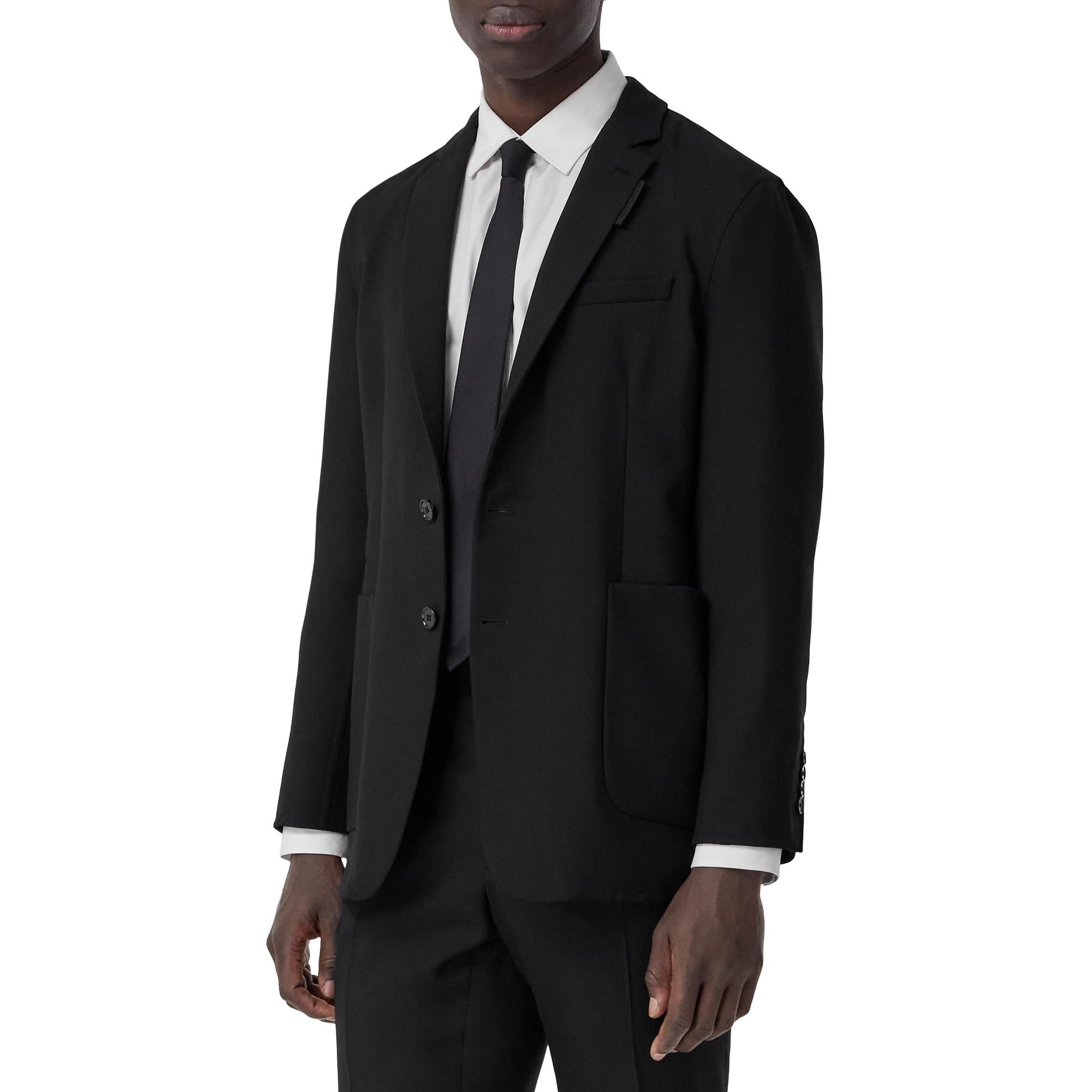 슬림핏 더블 페이스드 울 테일러드 재킷