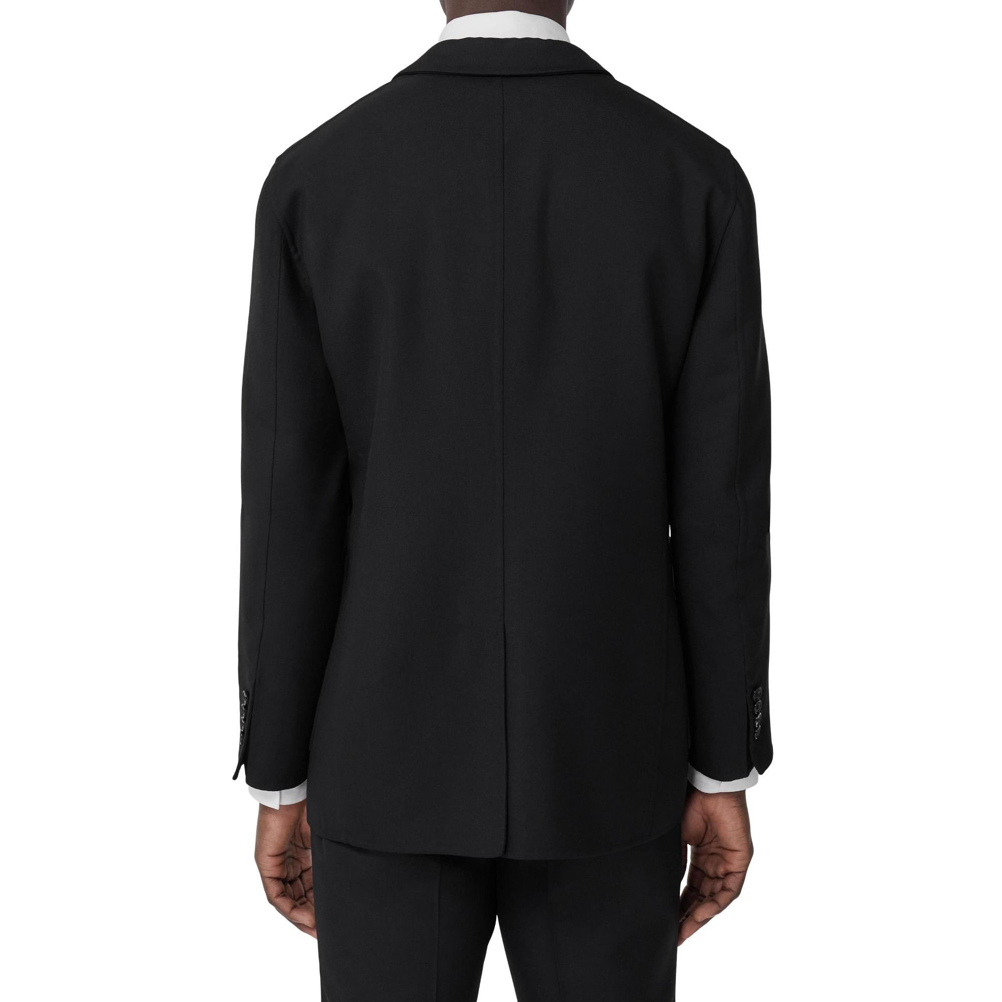 슬림핏 더블 페이스드 울 테일러드 재킷